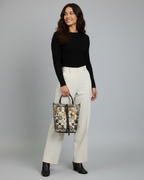 Piccola borsa tote "Scacchi"