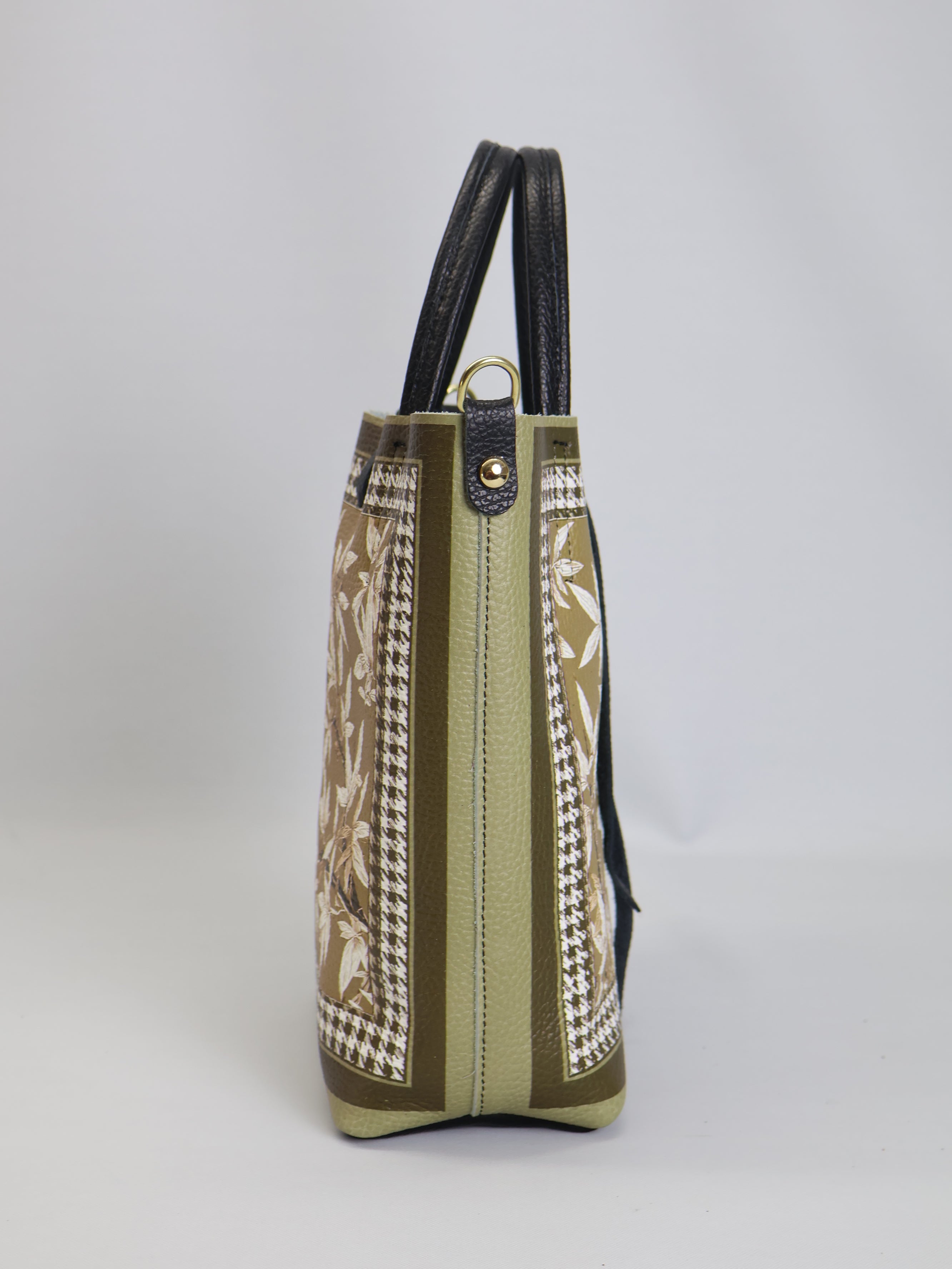 Piccola borsa tote "CoffeLeaves"