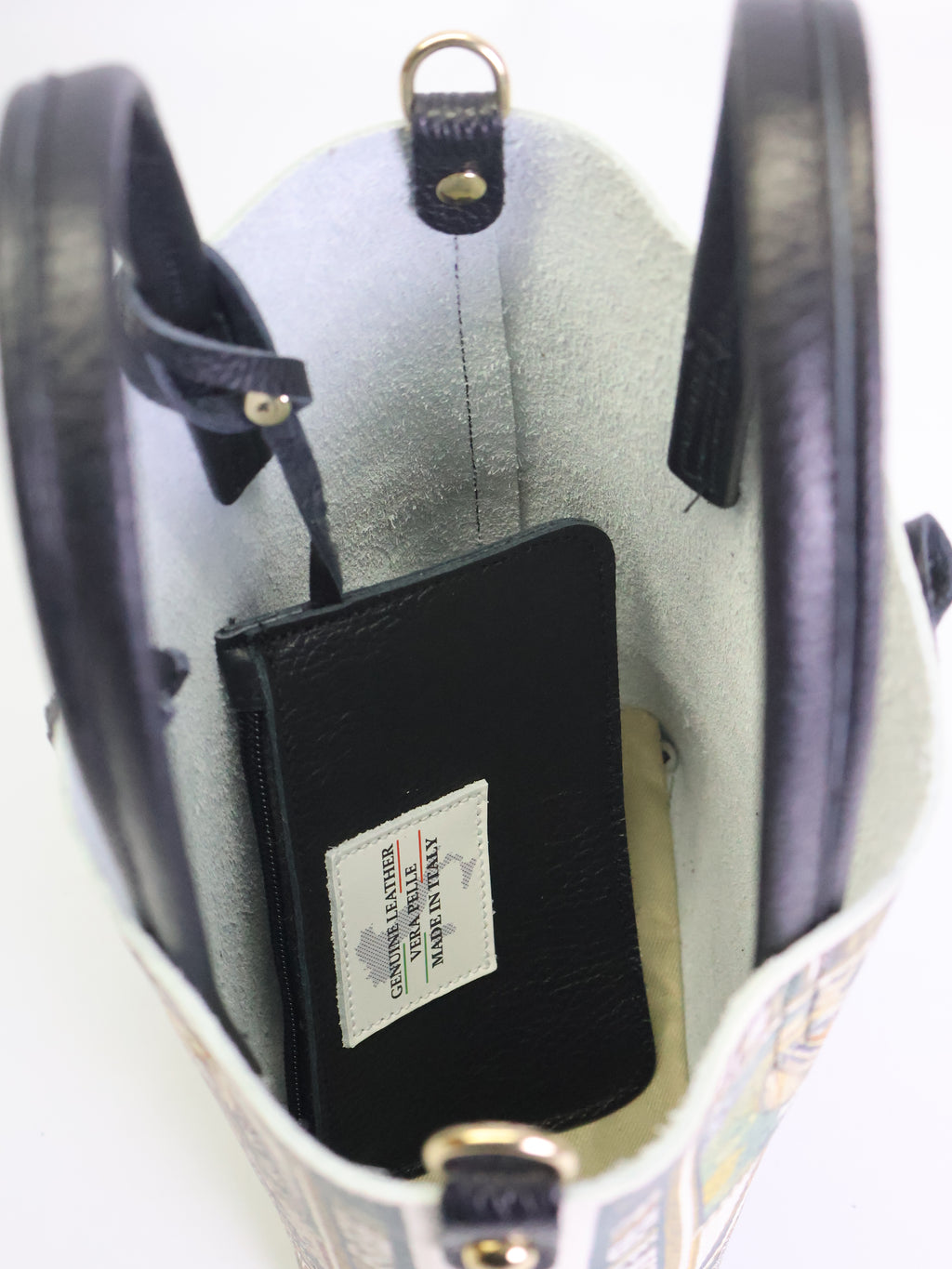 Piccola borsa tote "Cavalli Squares"