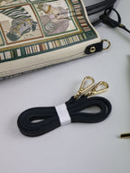 Piccola borsa tote "Cavalli Squares"