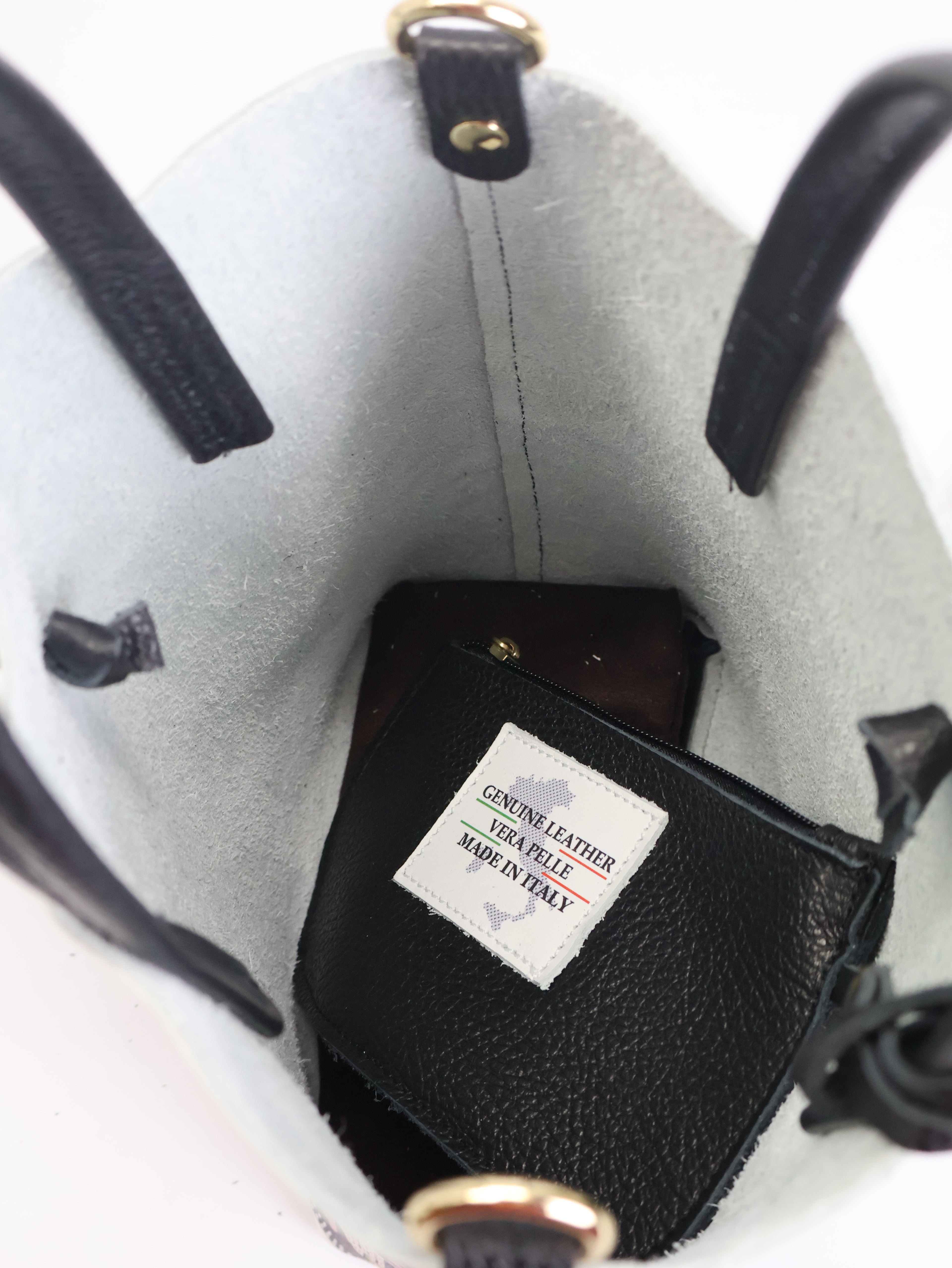 Piccola borsa tote "CUORI"