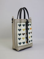 Petit sac fourre-tout « Cœurs Pixel »