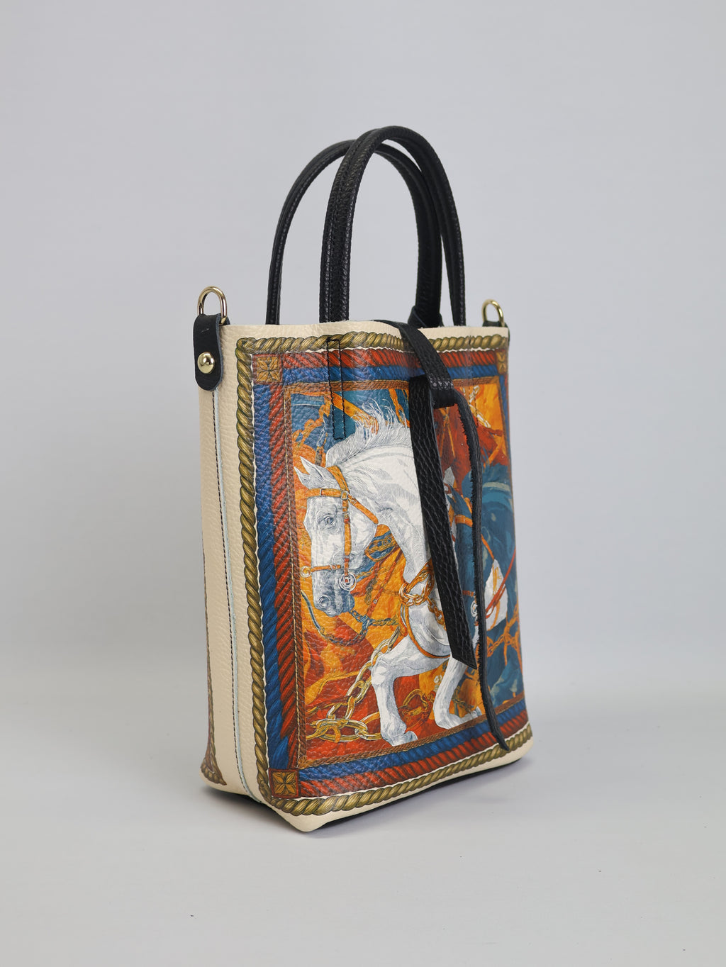 Piccola borsa tote "CAVALLI"