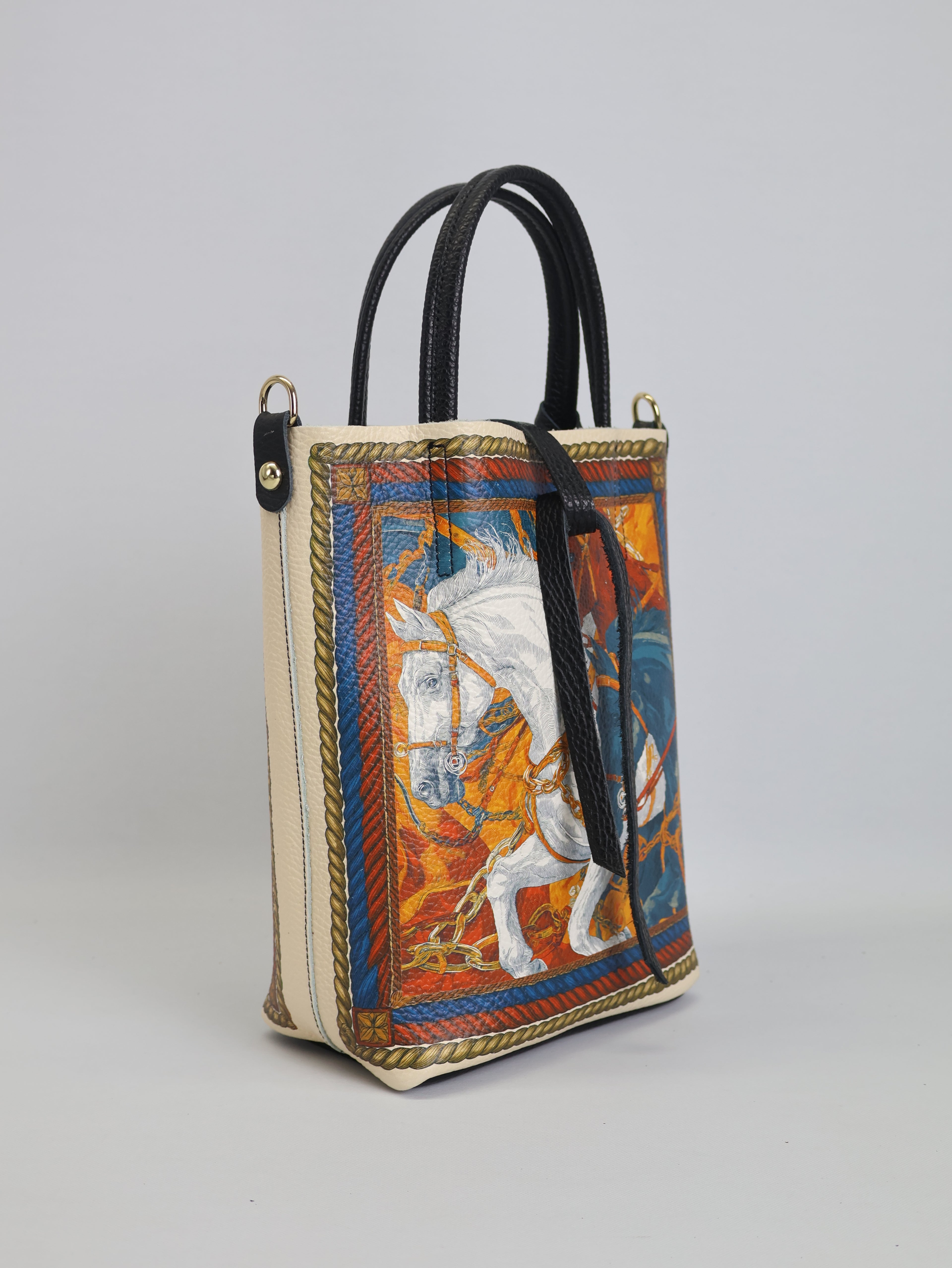 Piccola borsa tote "CAVALLI"