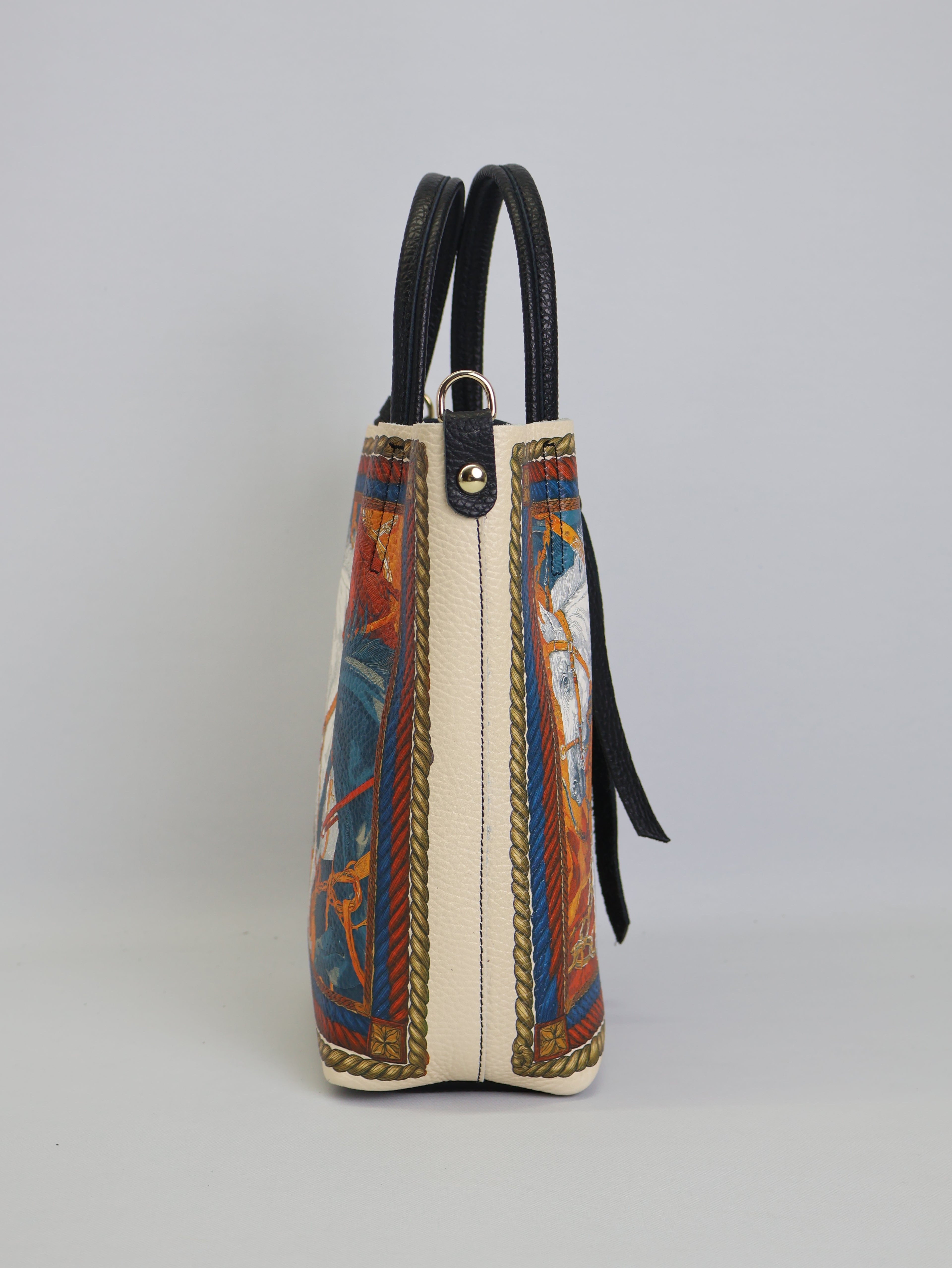 Piccola borsa tote "CAVALLI"