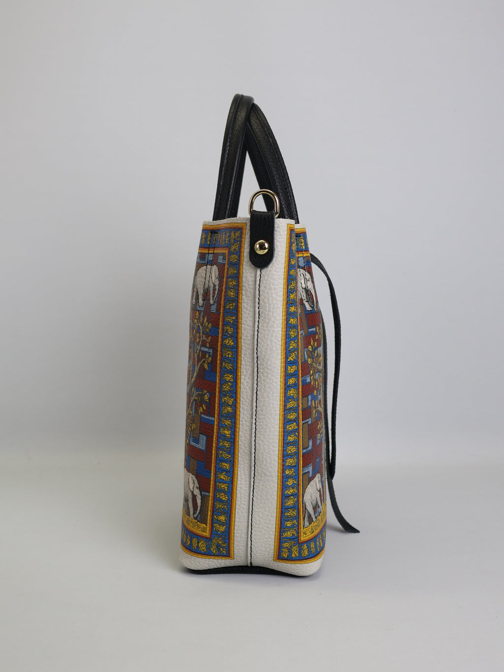 Piccola borsa tote "Elefanti"