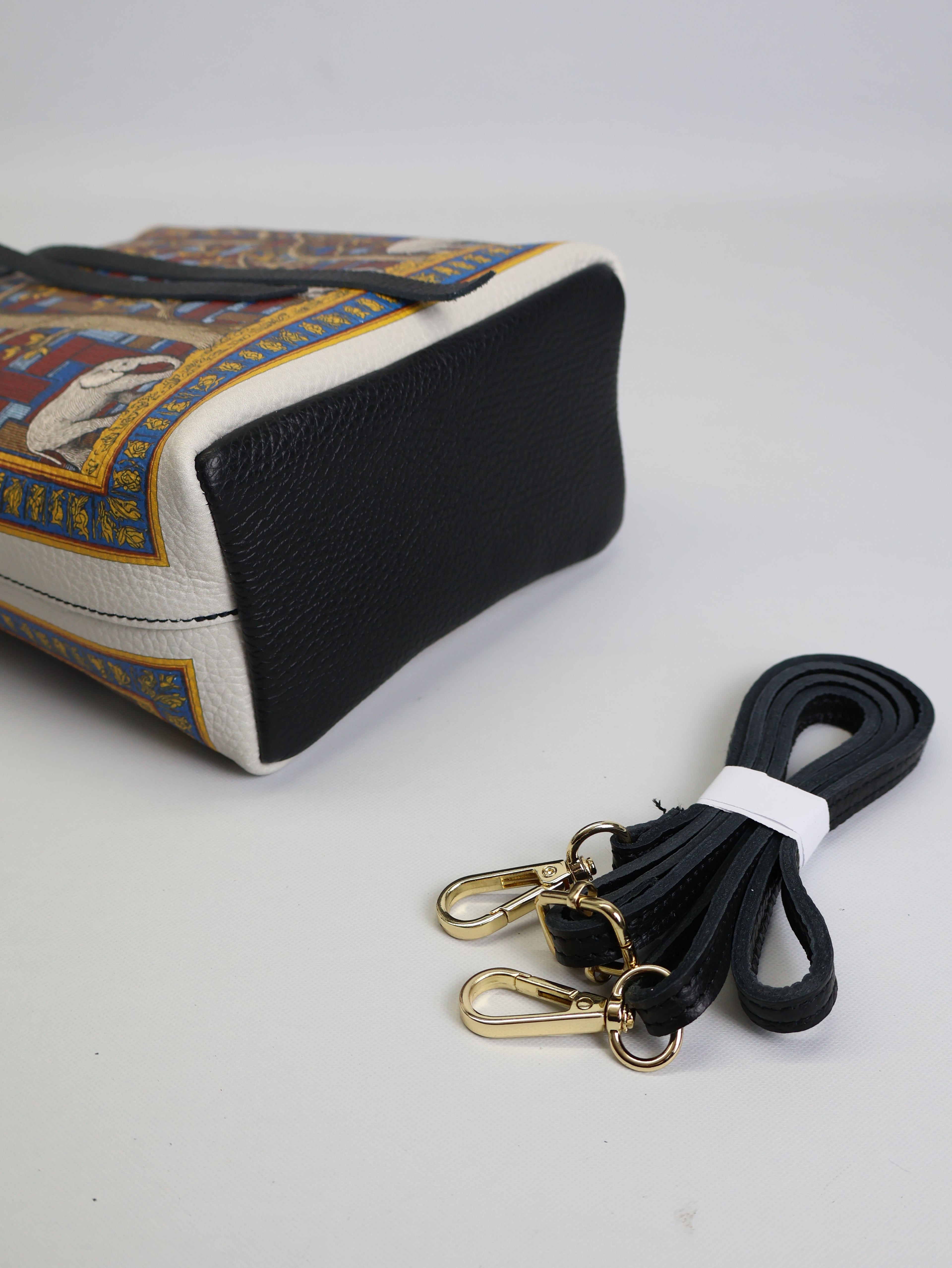 Piccola borsa tote "Elefanti"