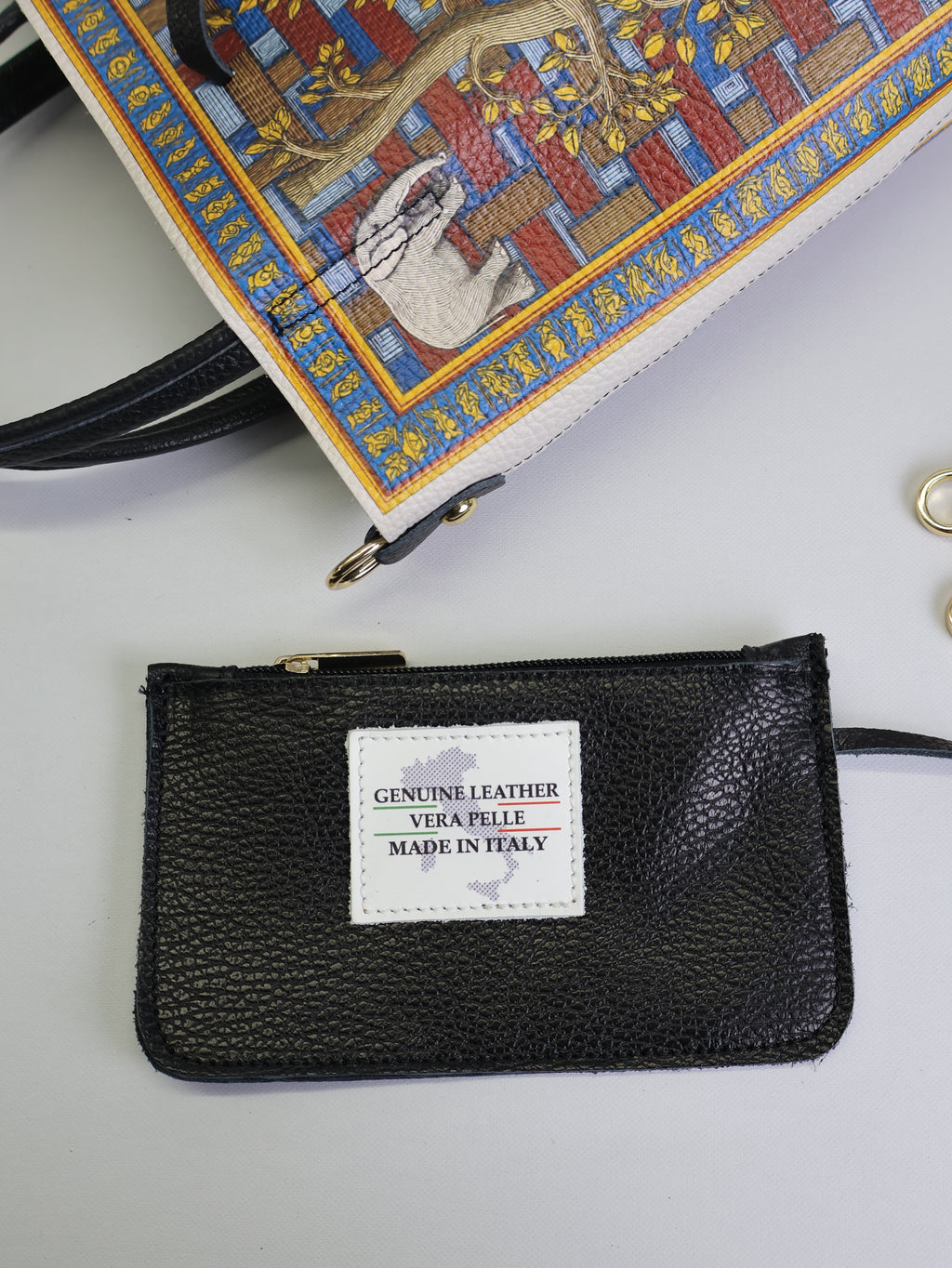 Piccola borsa tote "Elefanti"