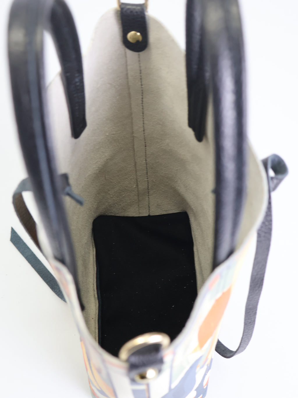 Small Tote Bag "FoulardCavalloCubismo"