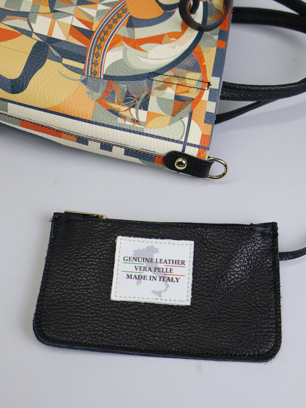 Small Tote Bag "FoulardCavalloCubismo"