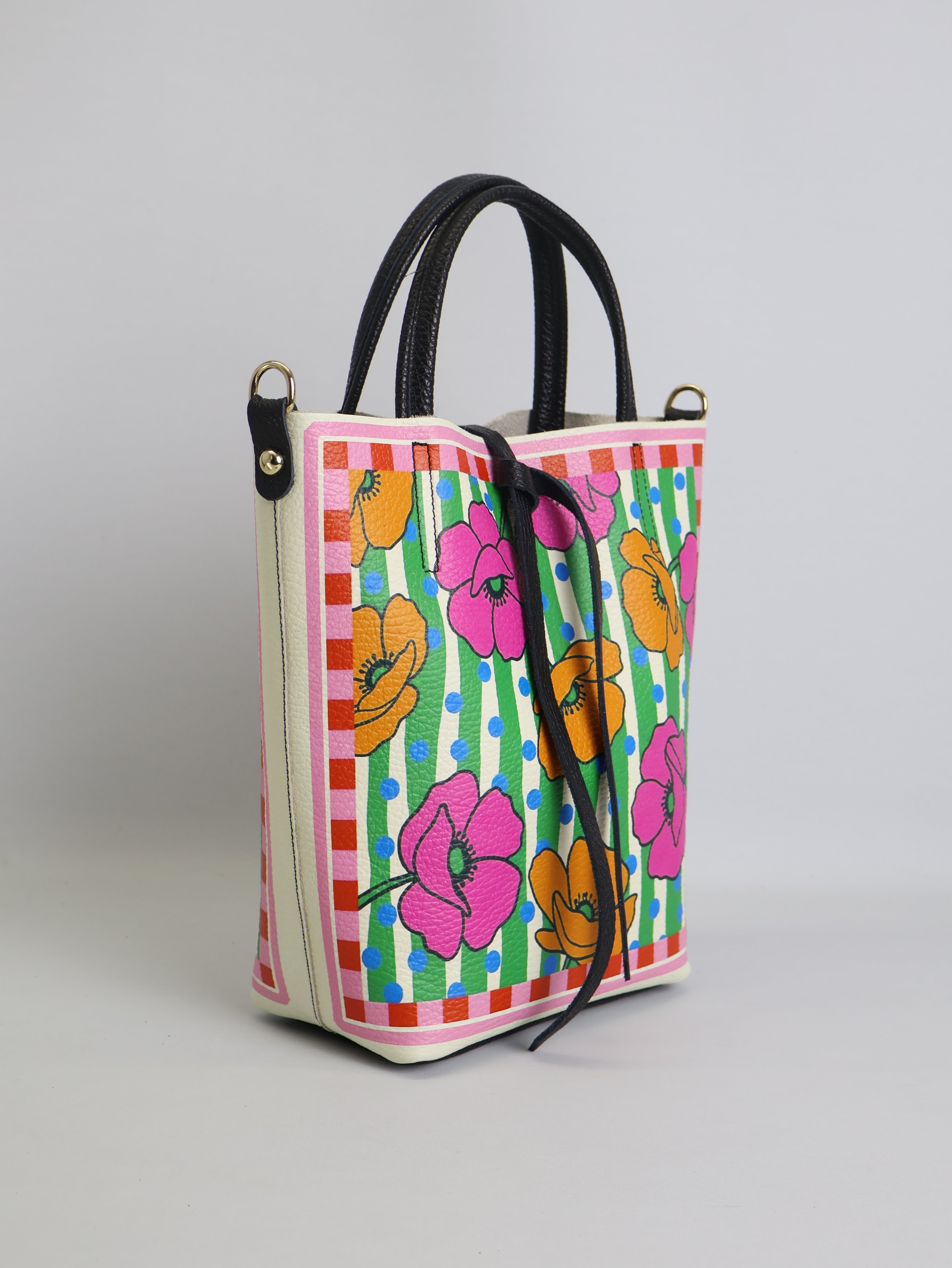 Piccola borsa tote "Picnic Pop"