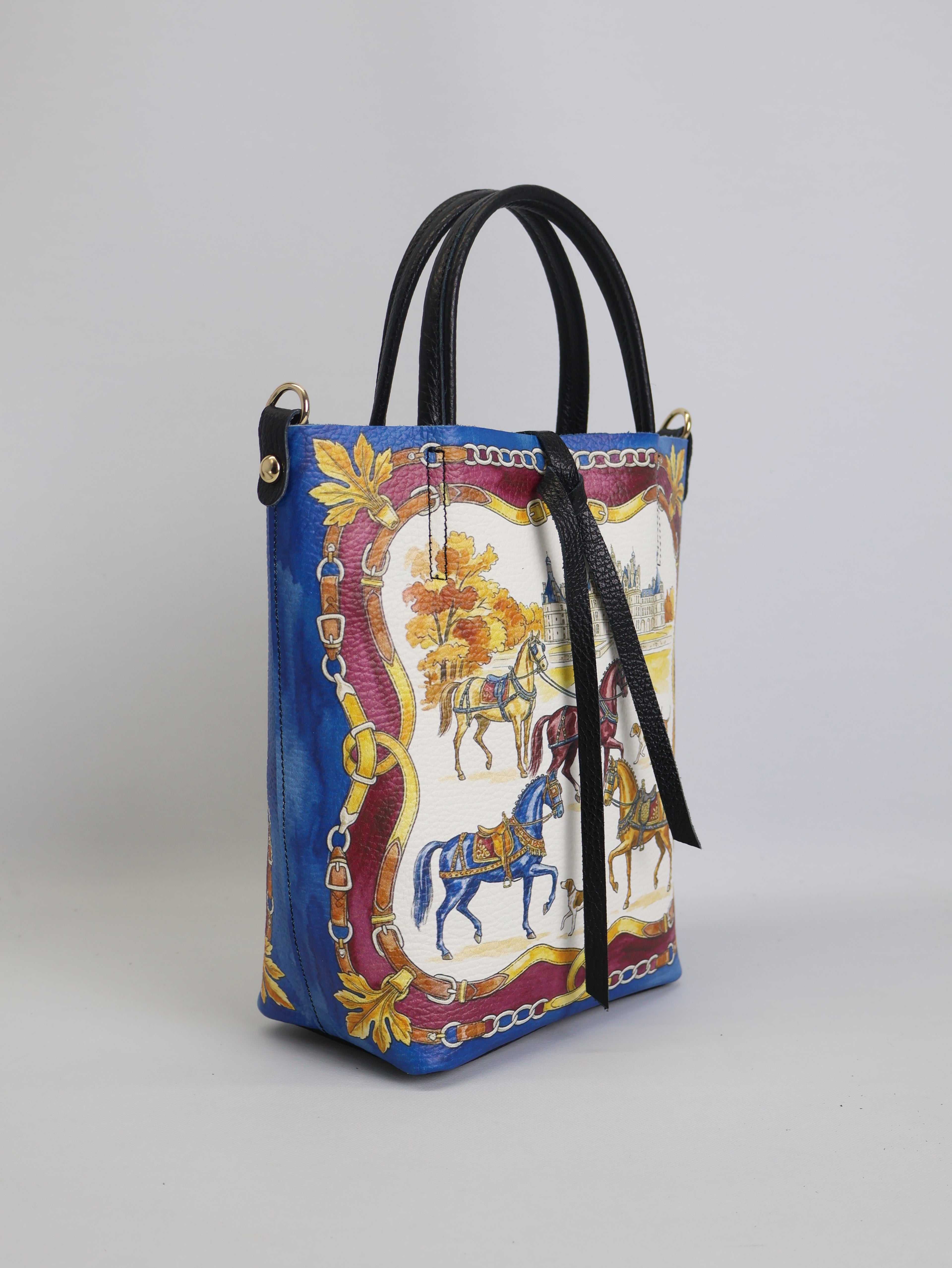 Piccola borsa tote "Châteaude Chambord"