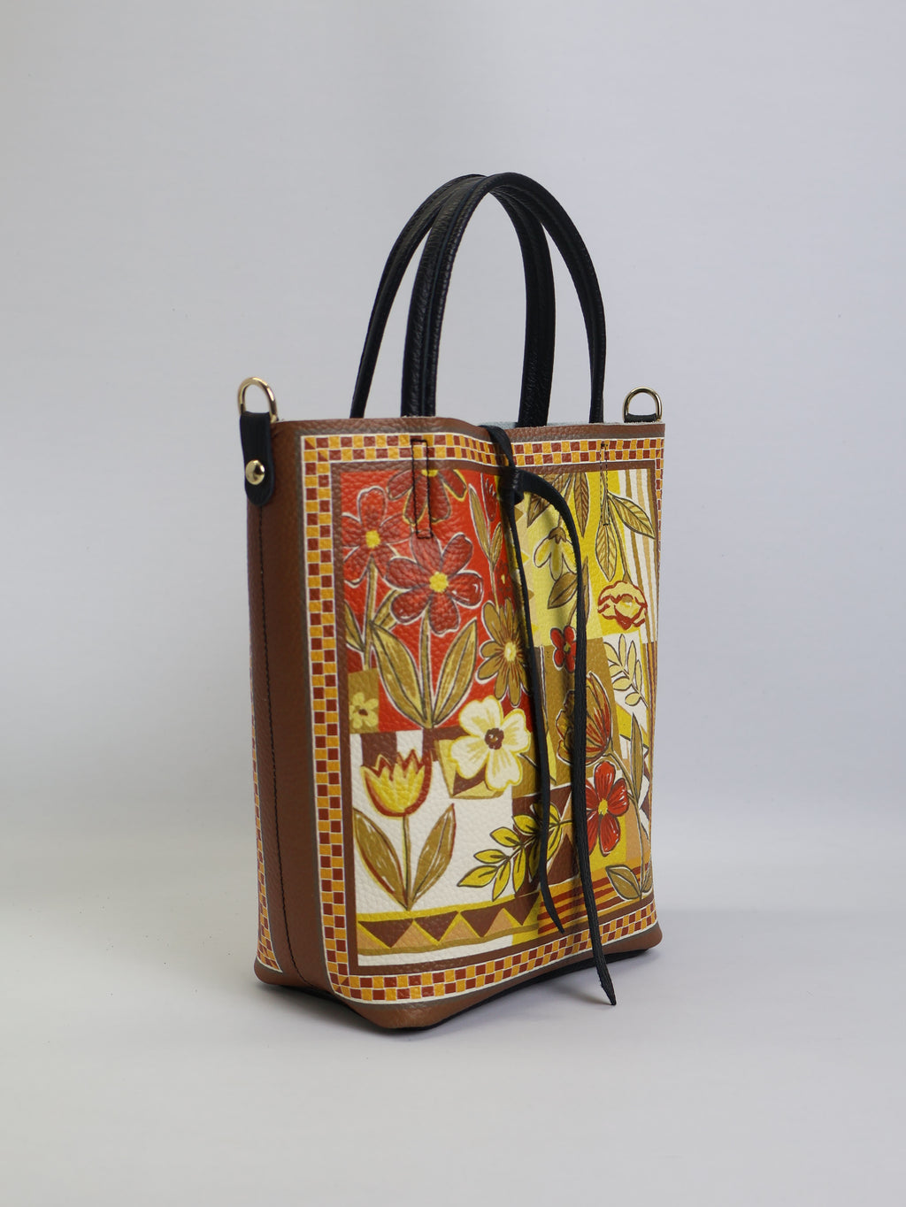 Piccola borsa tote "Fiori"
