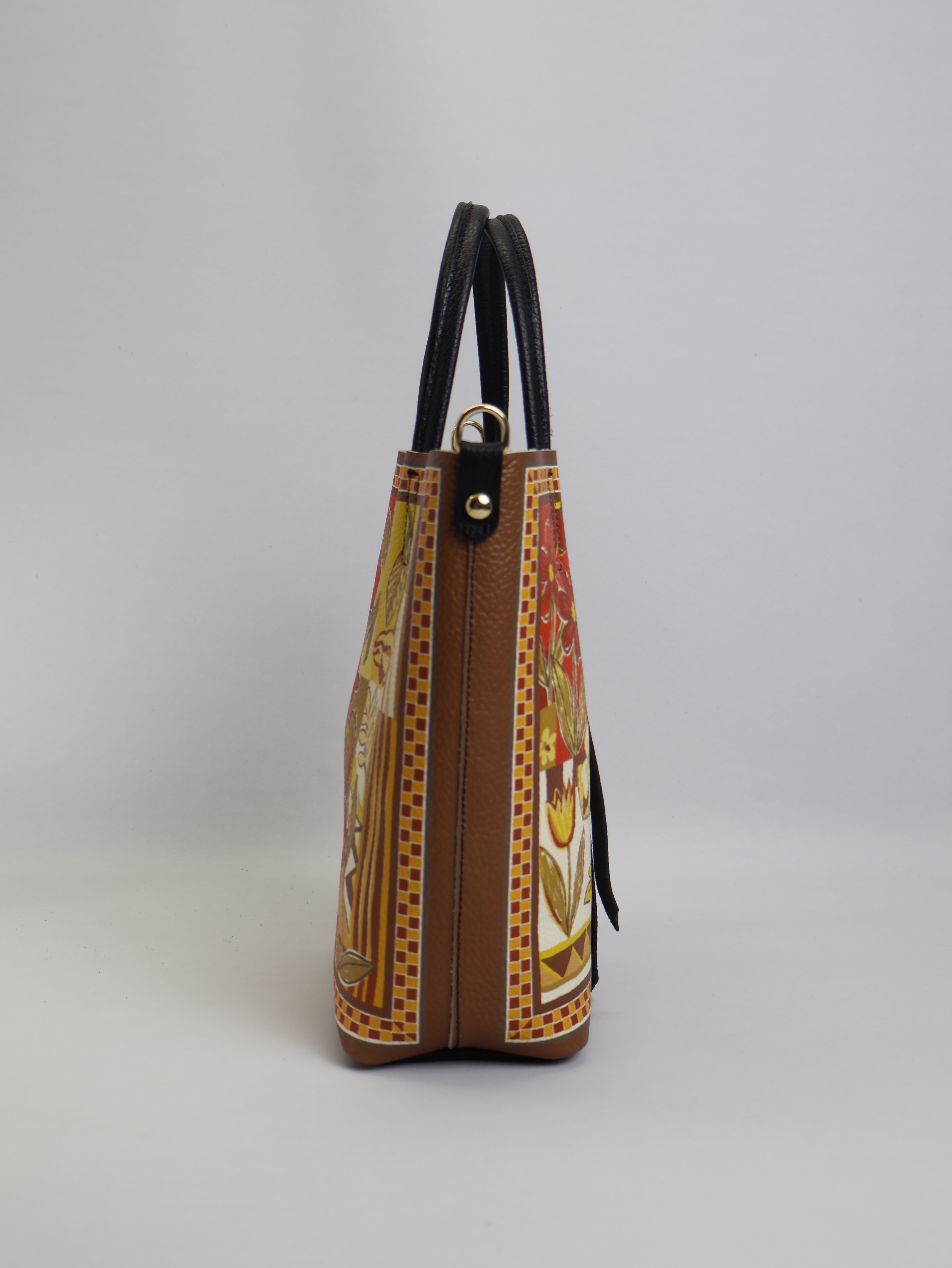 Piccola borsa tote "Fiori"