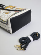 Piccola borsa tote "SOLAR HORSES"