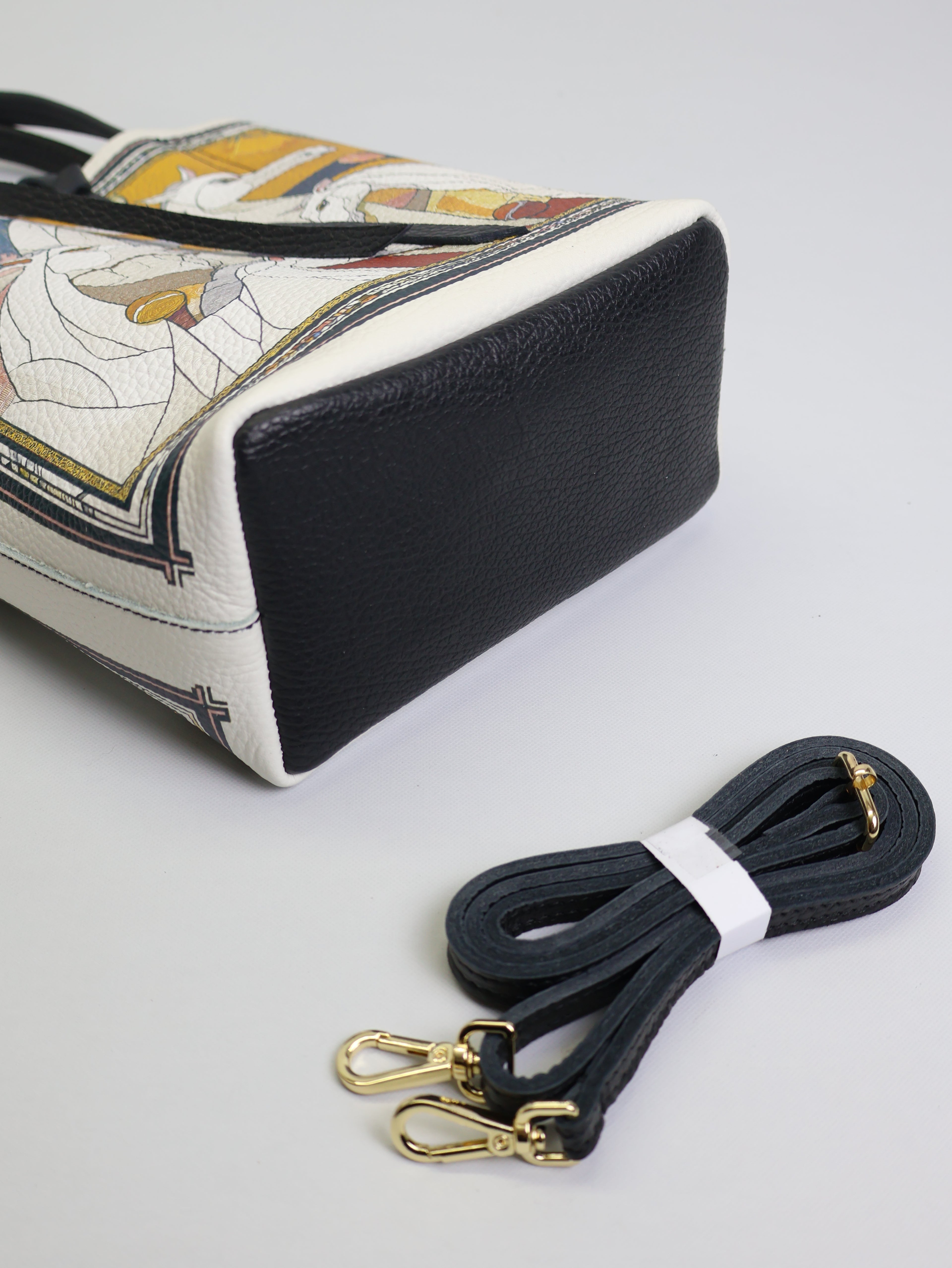 Piccola borsa tote "SOLAR HORSES"