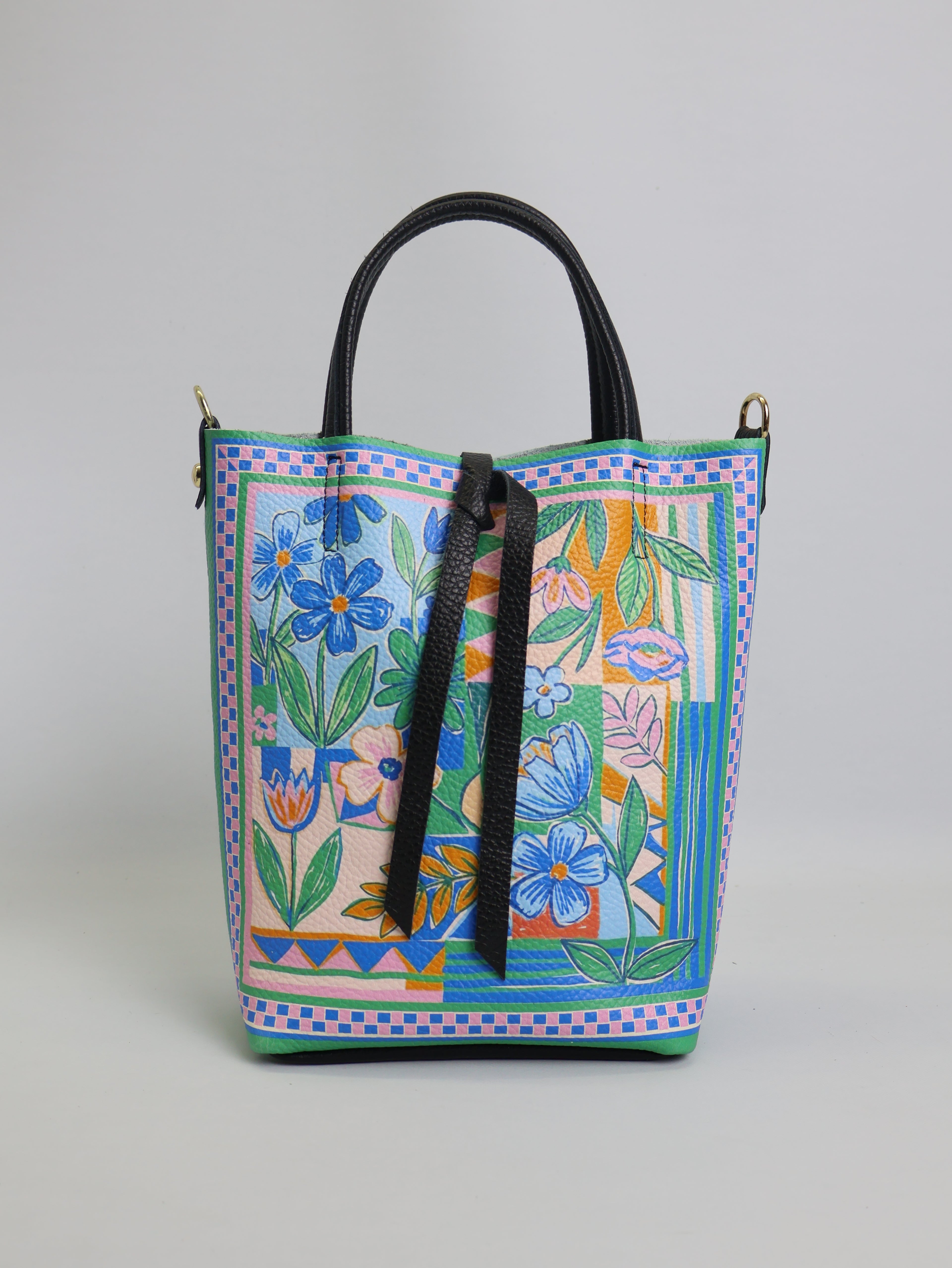 Piccola borsa tote "Fiori"