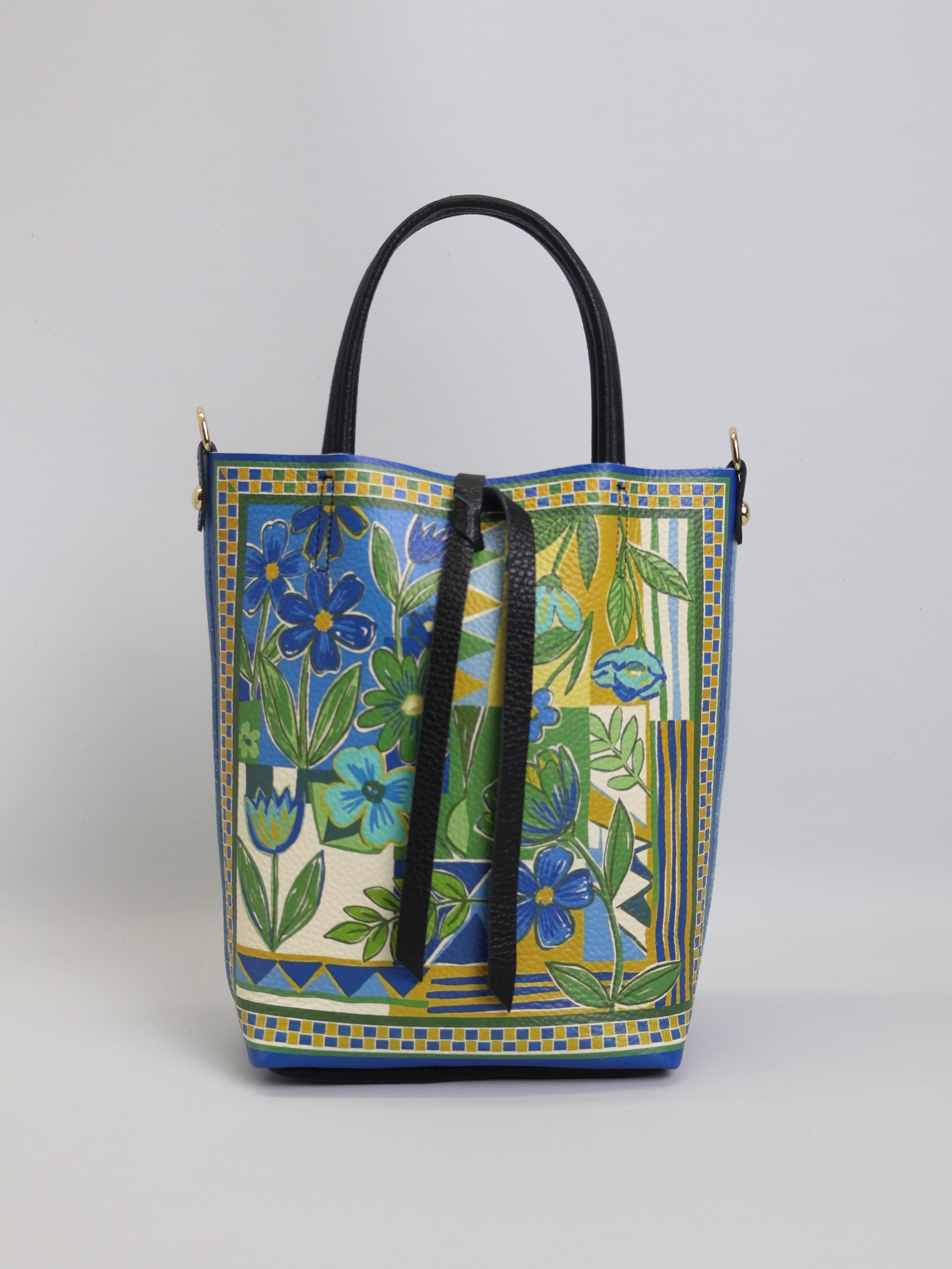 Piccola borsa tote "Fiori"
