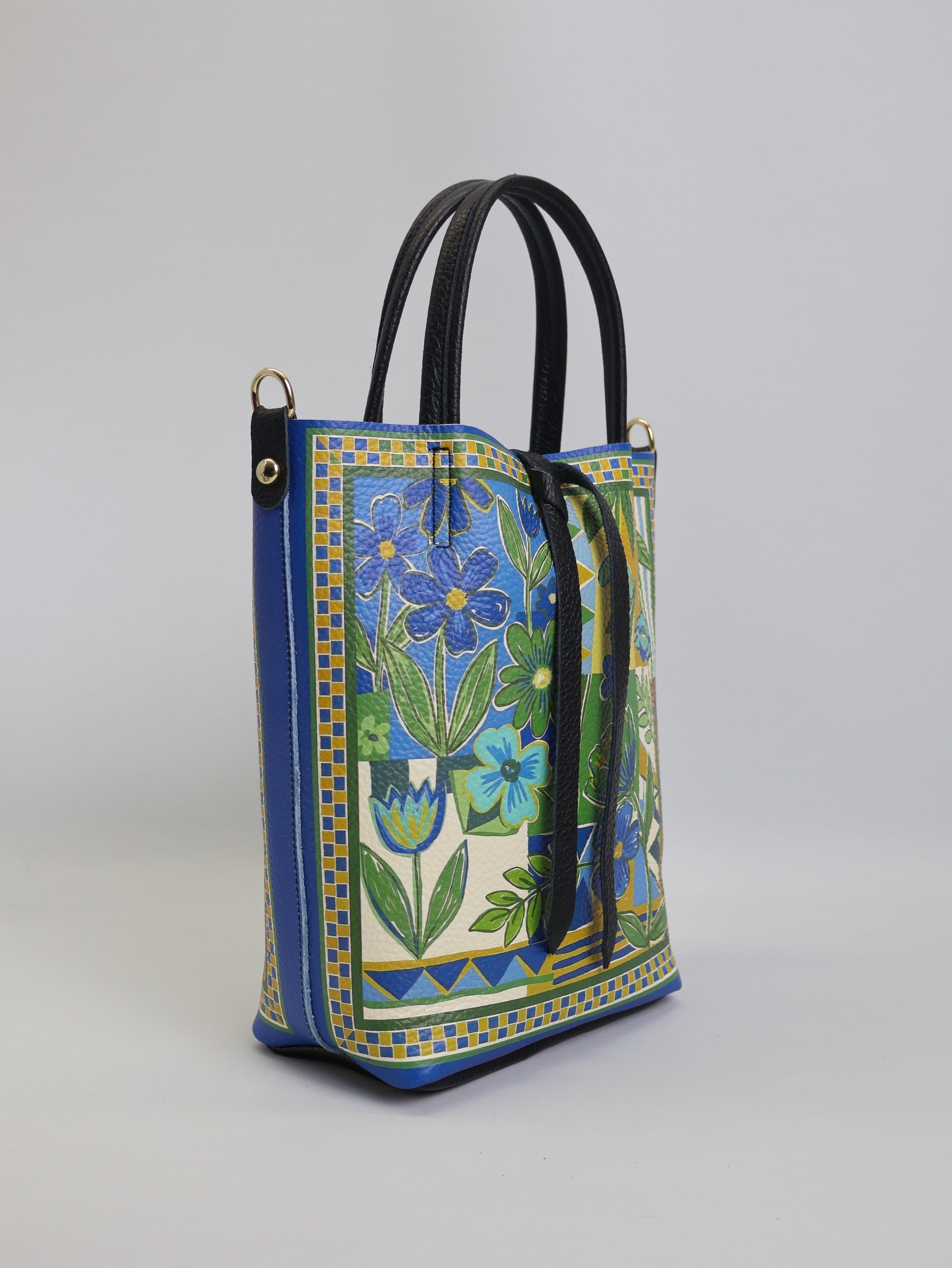 Piccola borsa tote "Fiori"