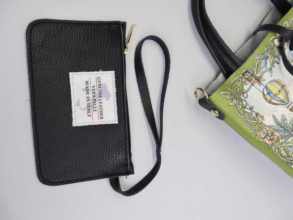 Piccola borsa tote "Scimmie e banane"