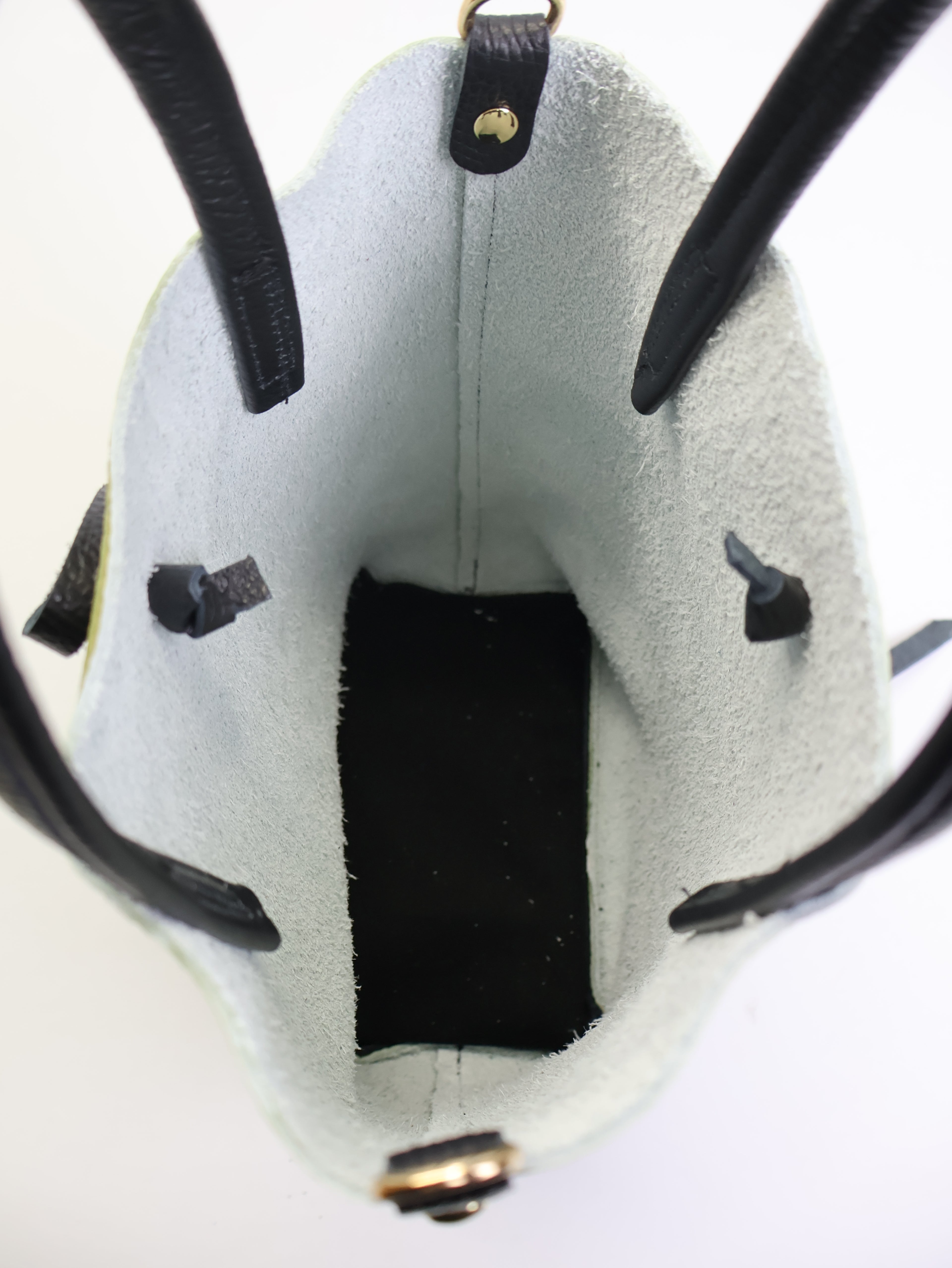 Piccola borsa tote "Scimmie e banane"