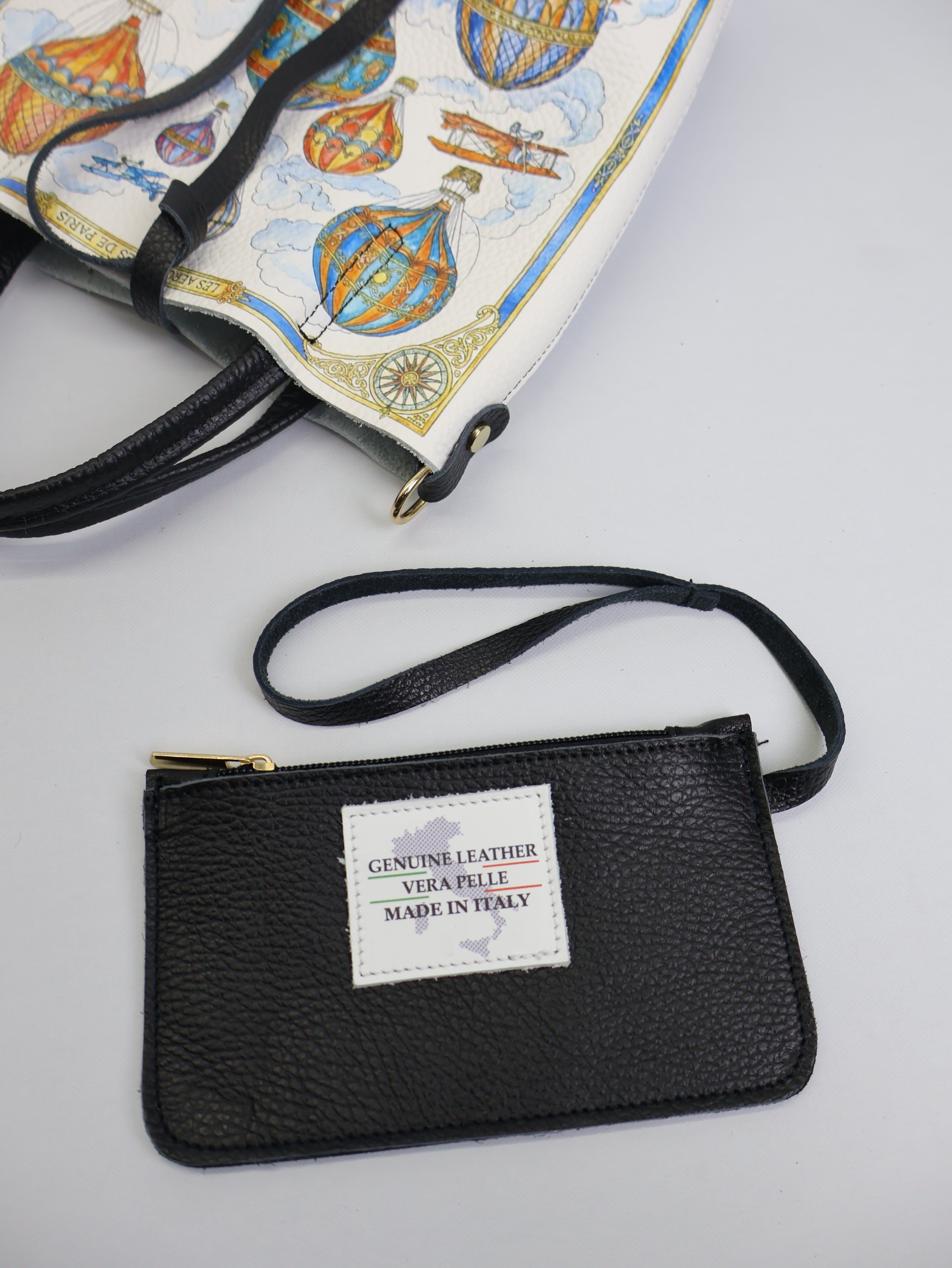 Piccola borsa tote "Paris Aeronautes"