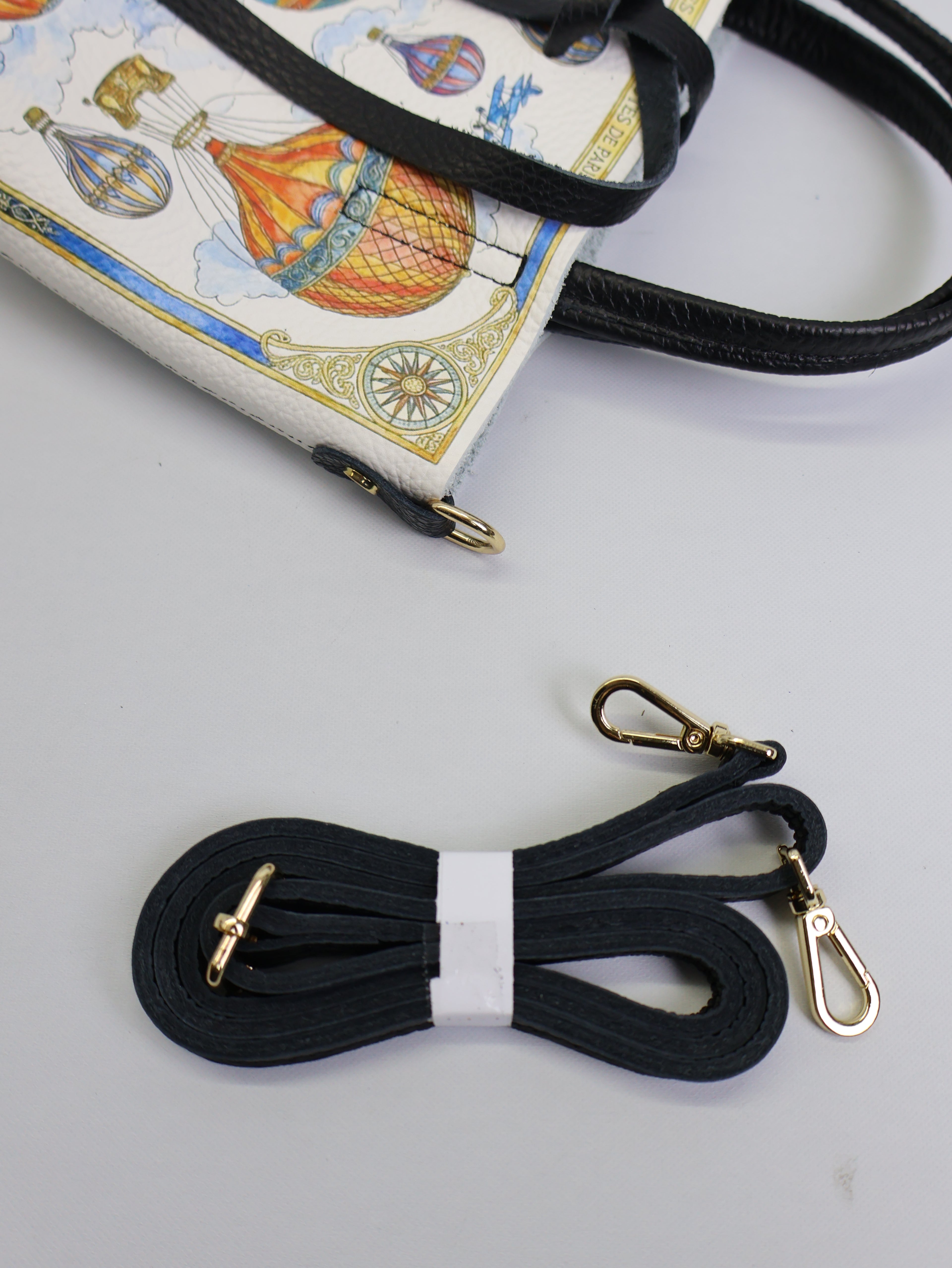 Piccola borsa tote "Paris Aeronautes"