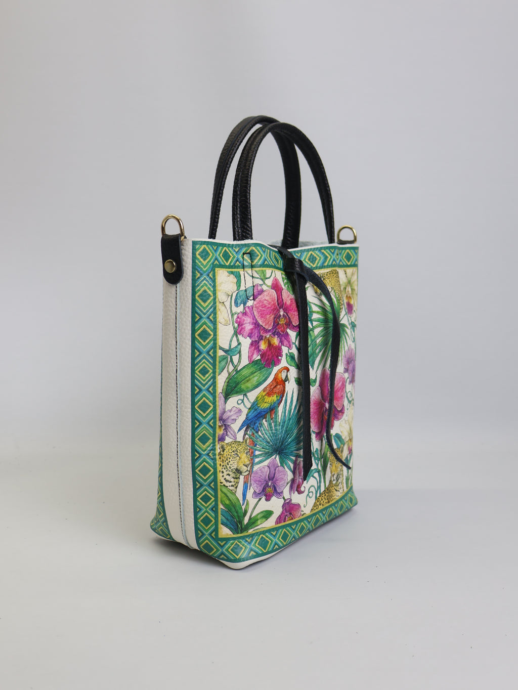 Small Tote Bag "Orchids & Wilds"