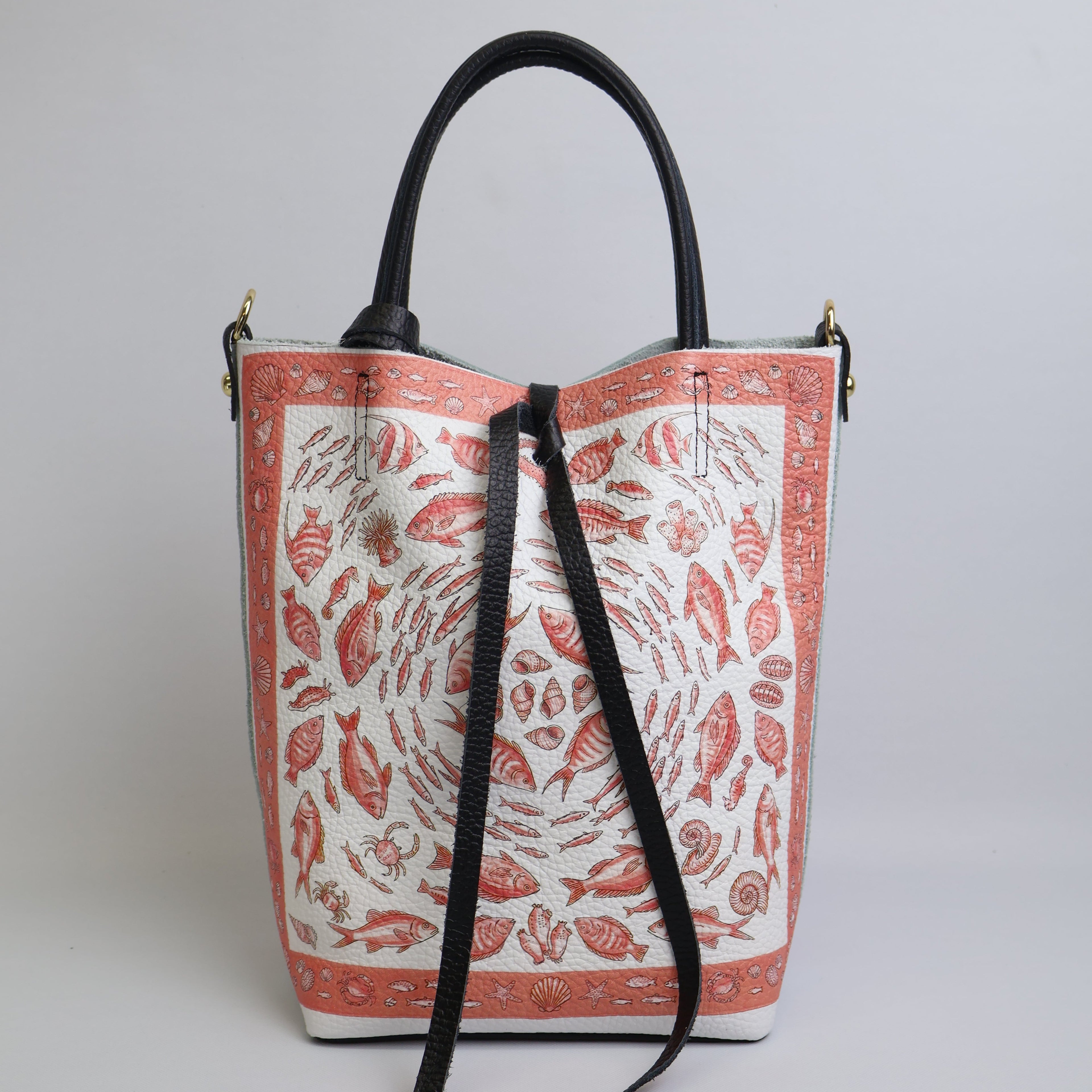 Small Tote Bag "Fishes"