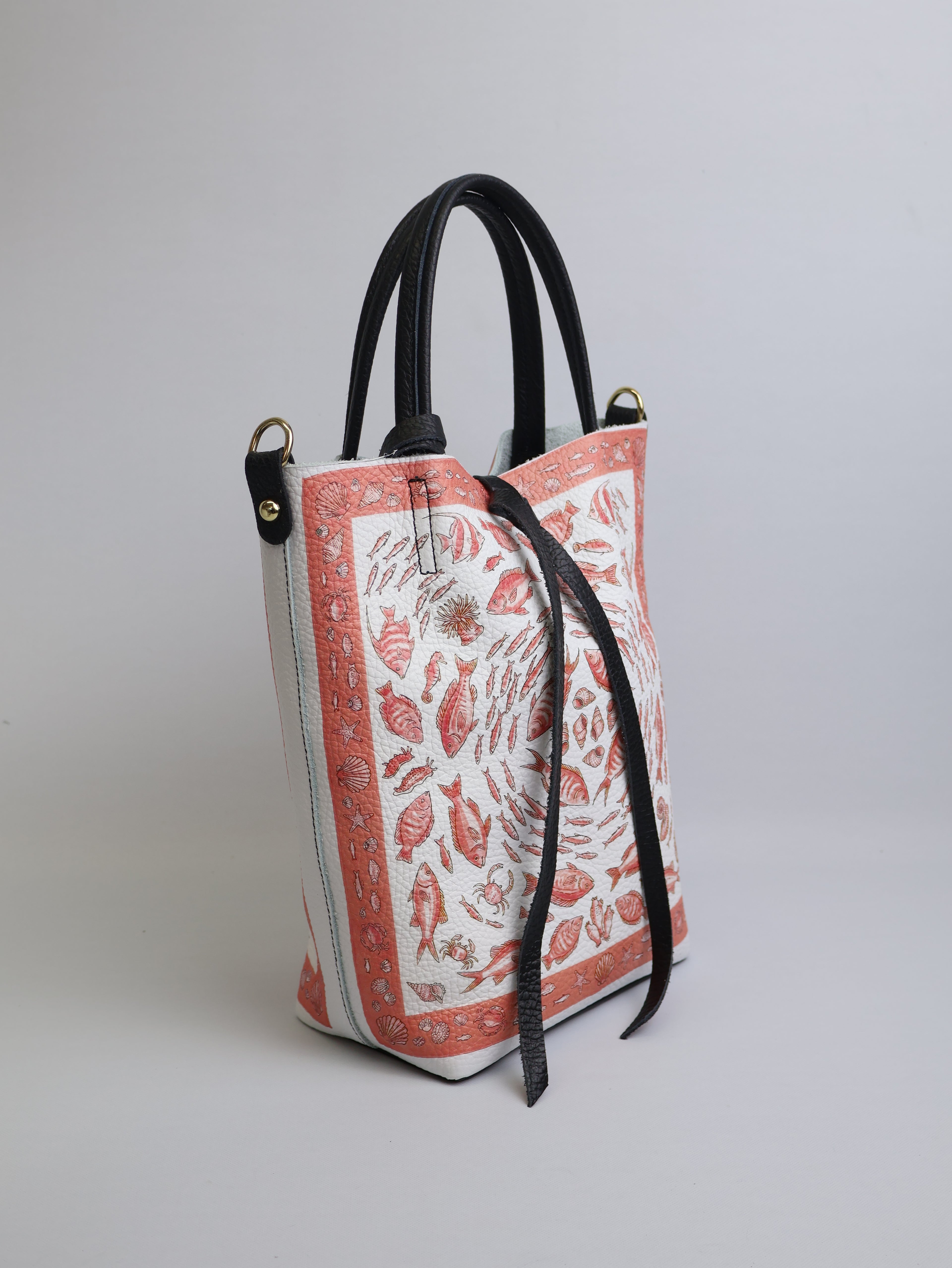 Small Tote Bag "Fishes"