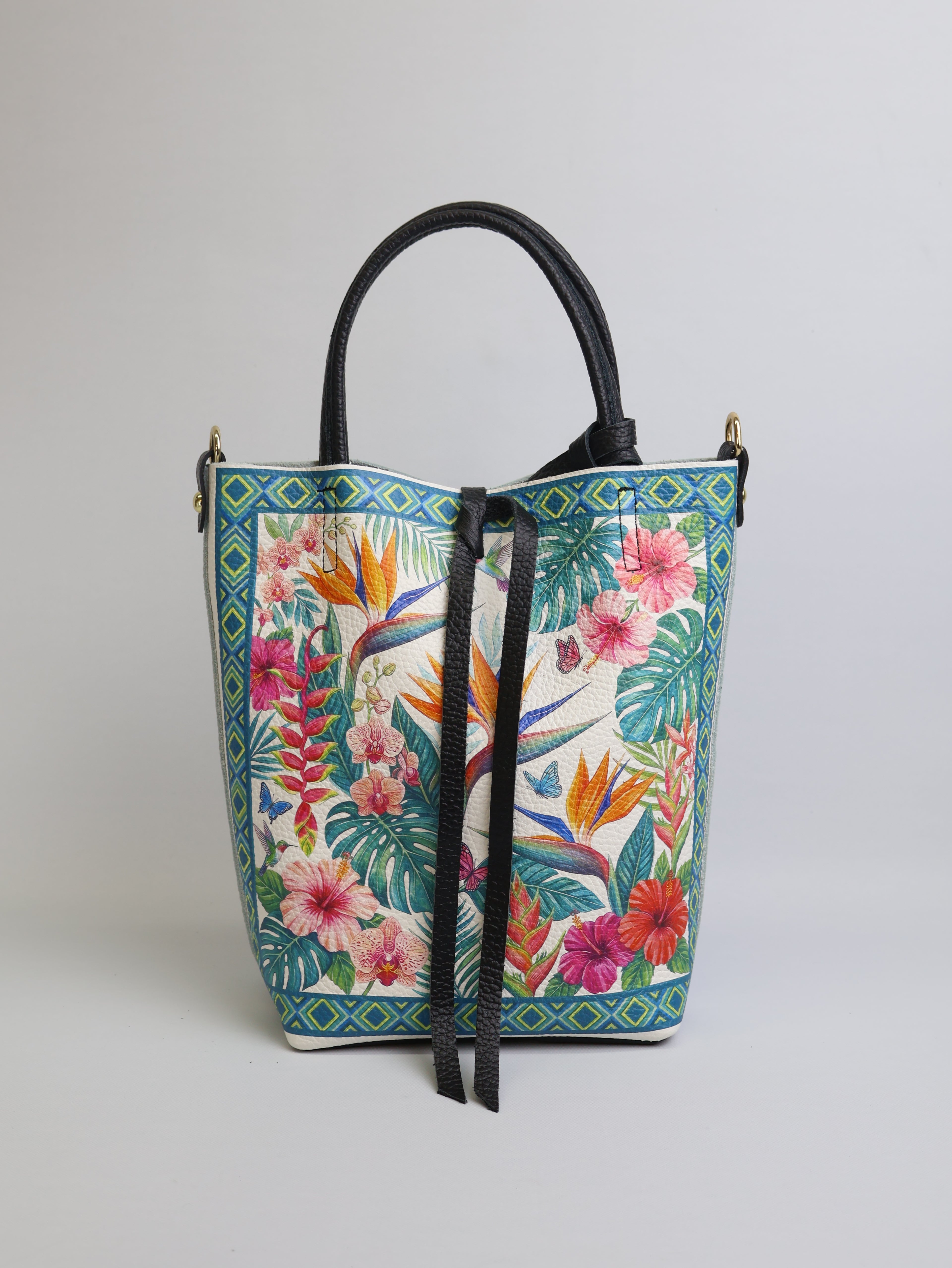 Small Tote Bag "Tropical & Wilds"