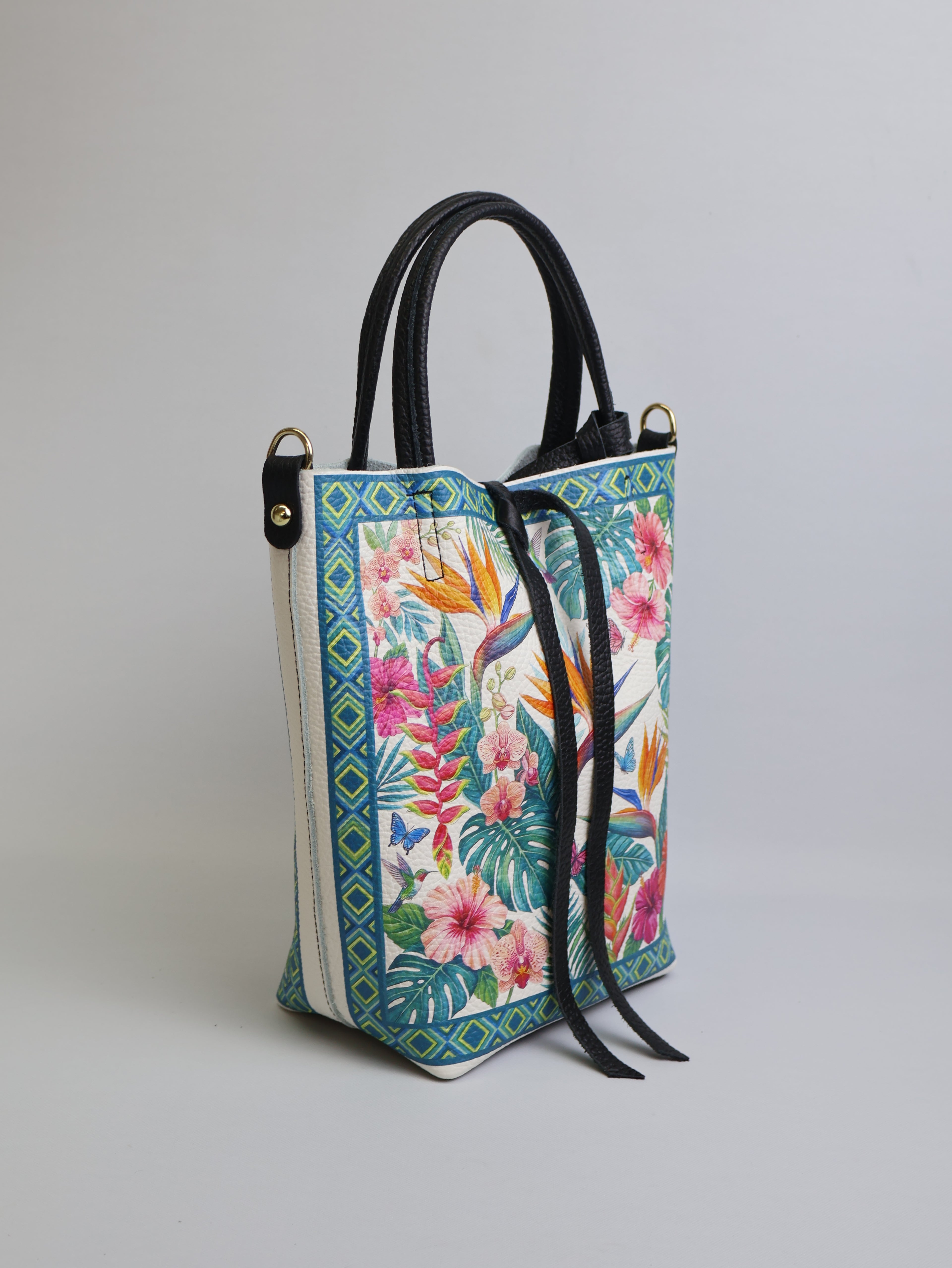 Small Tote Bag "Tropical & Wilds"