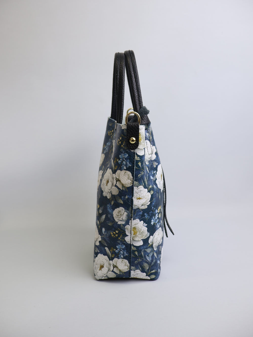 Piccola Tote Bag - Midnight Peonies
