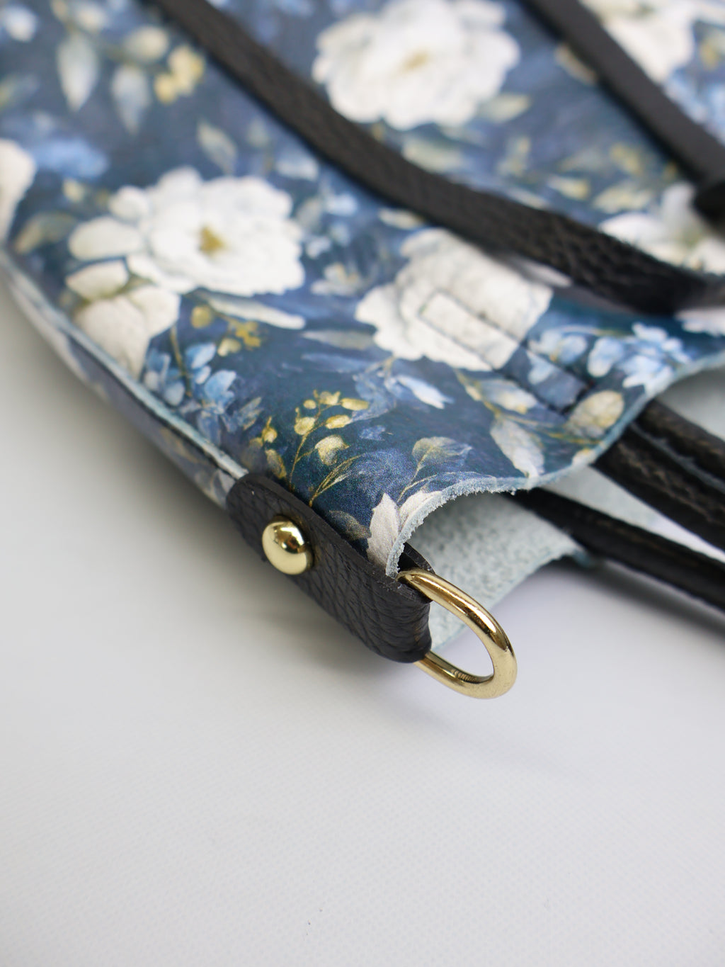 Piccola Tote Bag - Midnight Peonies