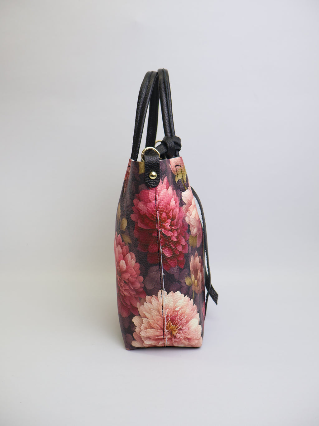 "Mulberry Dahlia" Small Tote Bag