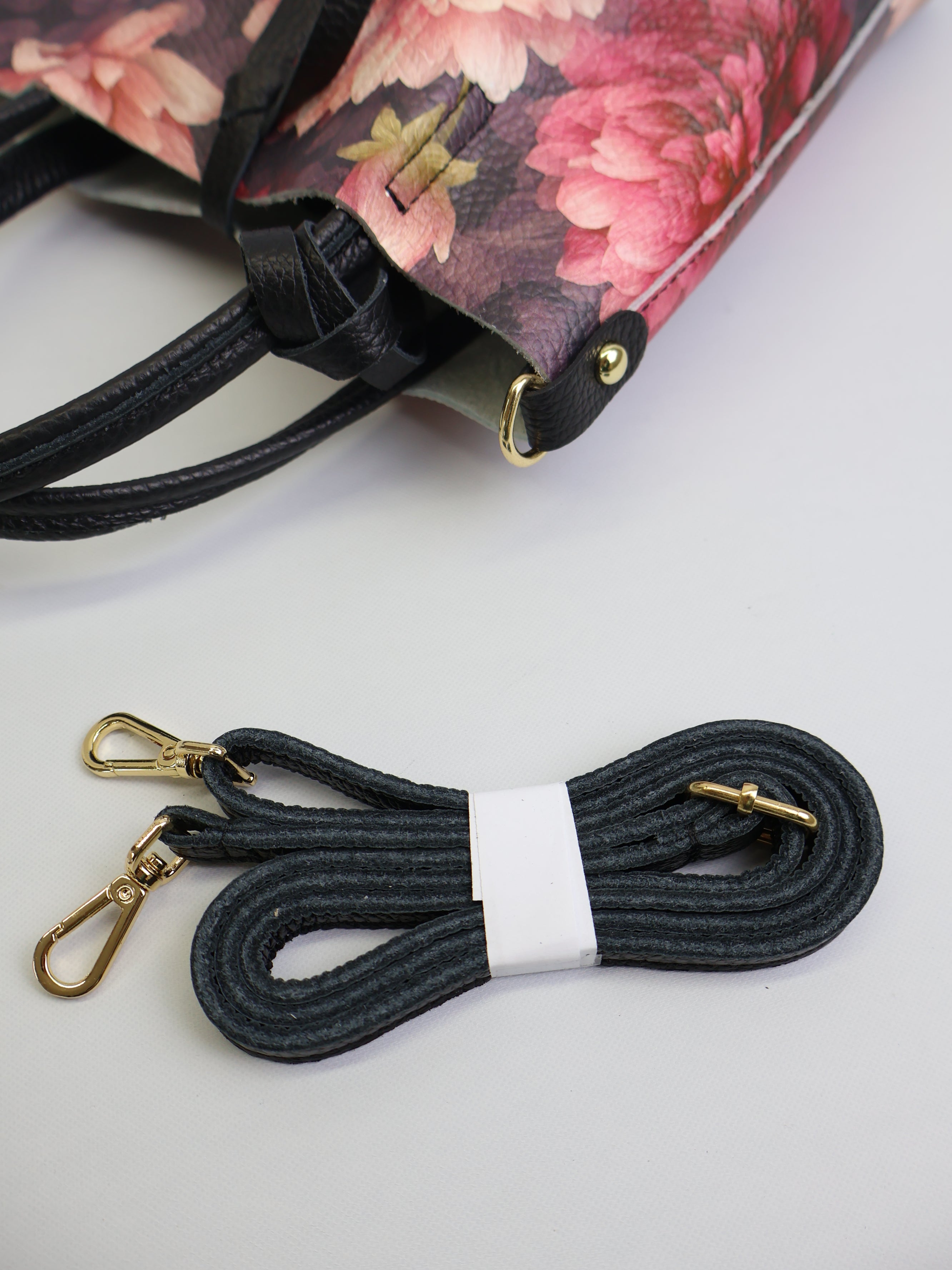 Piccola Tote Bag "Mulberry Dahlia"