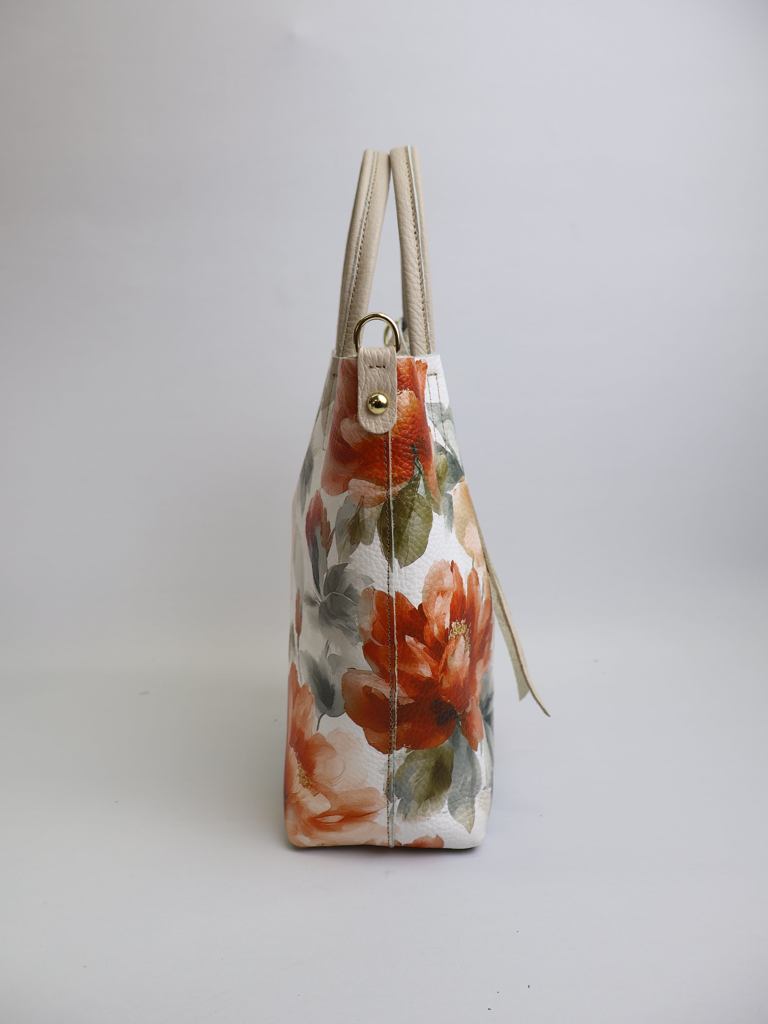 Piccola Tote Bag "Sanguine & Slate"