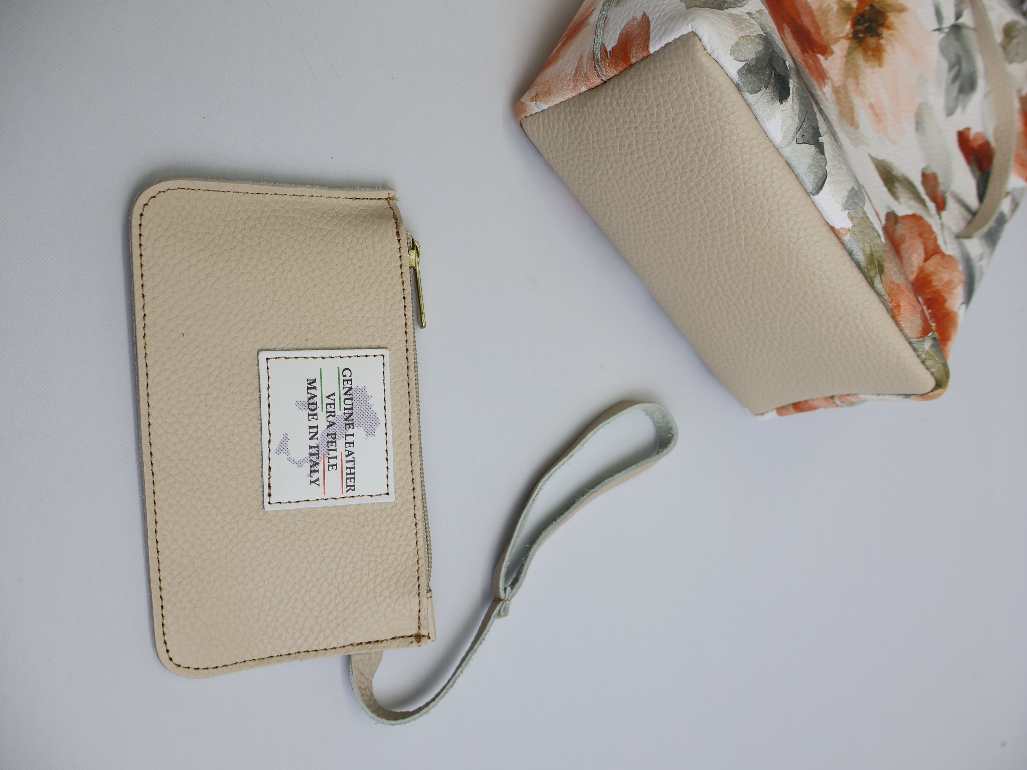 Piccola Tote Bag "Sanguine & Slate"