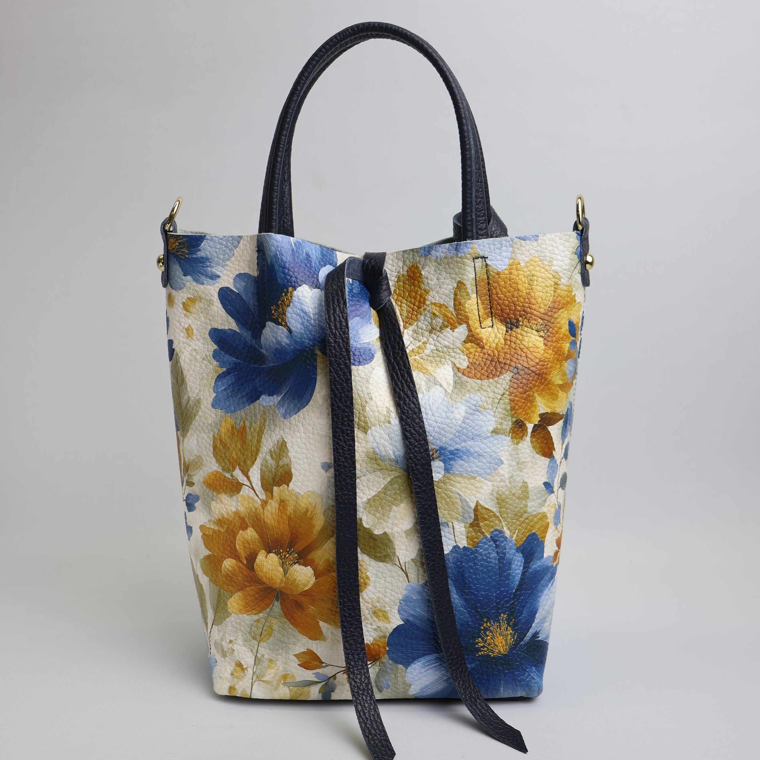 Small "Amber Bloom" Tote Bag