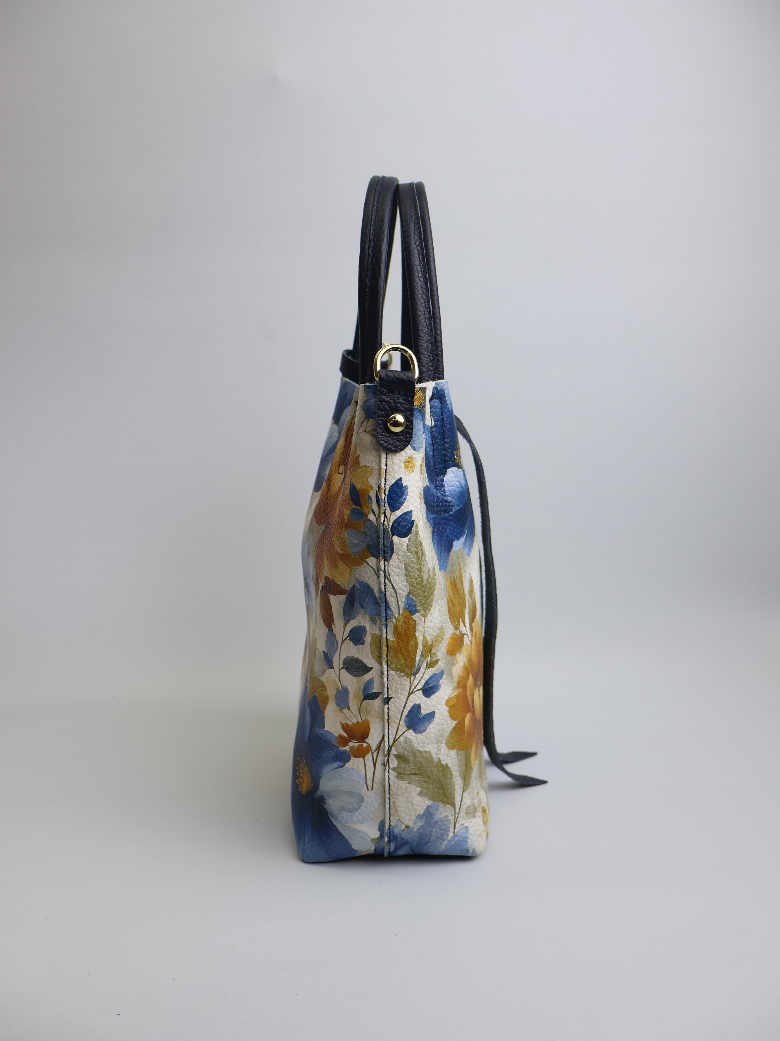 Small "Amber Bloom" Tote Bag