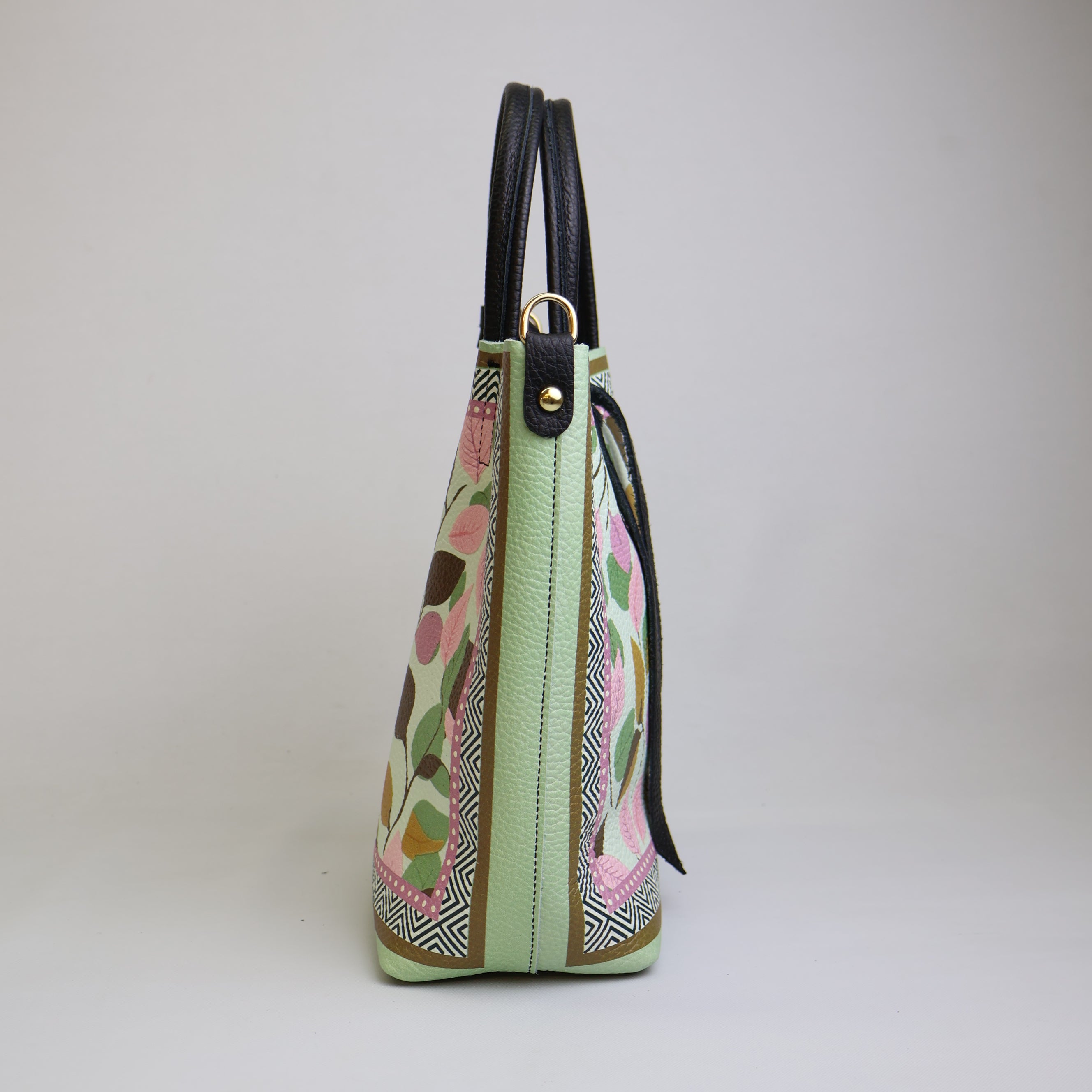 Piccola Tote Bag "Bosco di Foglie