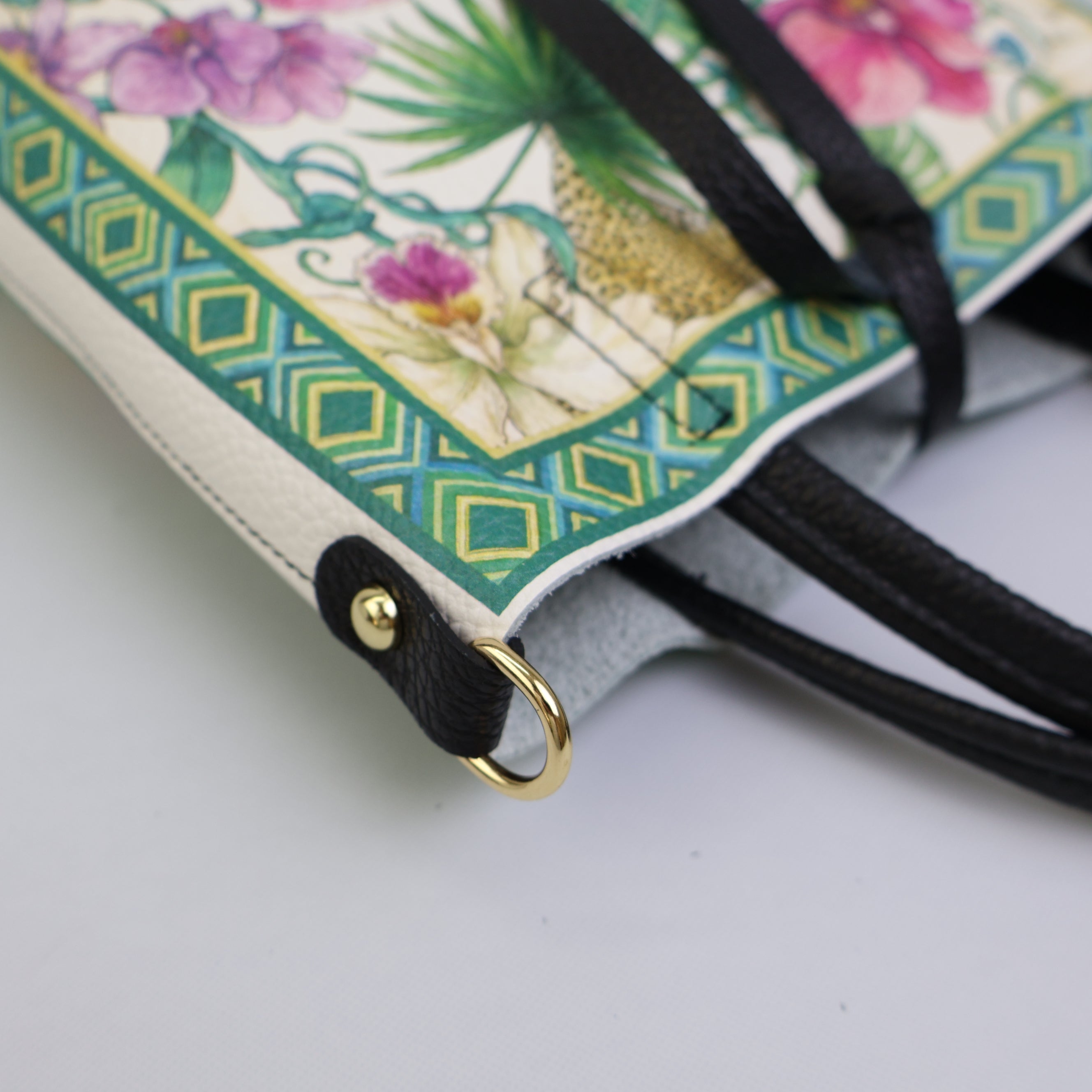 Petit sac cabas - Orchidées et fleurs sauvages