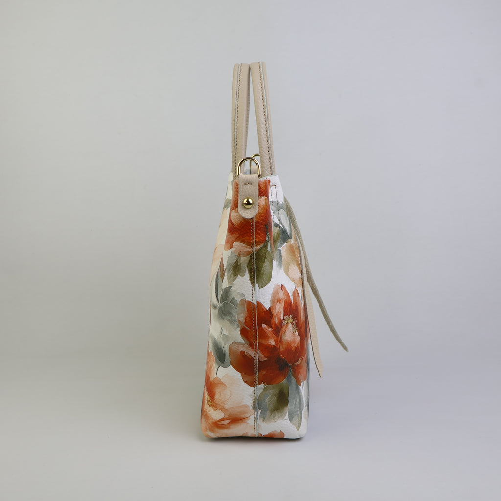 Piccola Tote Bag - Sanguine & Slate