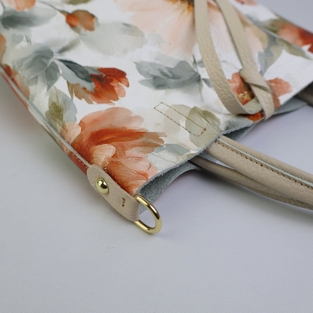 Piccola Tote Bag - Sanguine & Slate