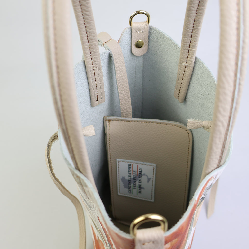 Piccola Tote Bag - Sanguine & Slate