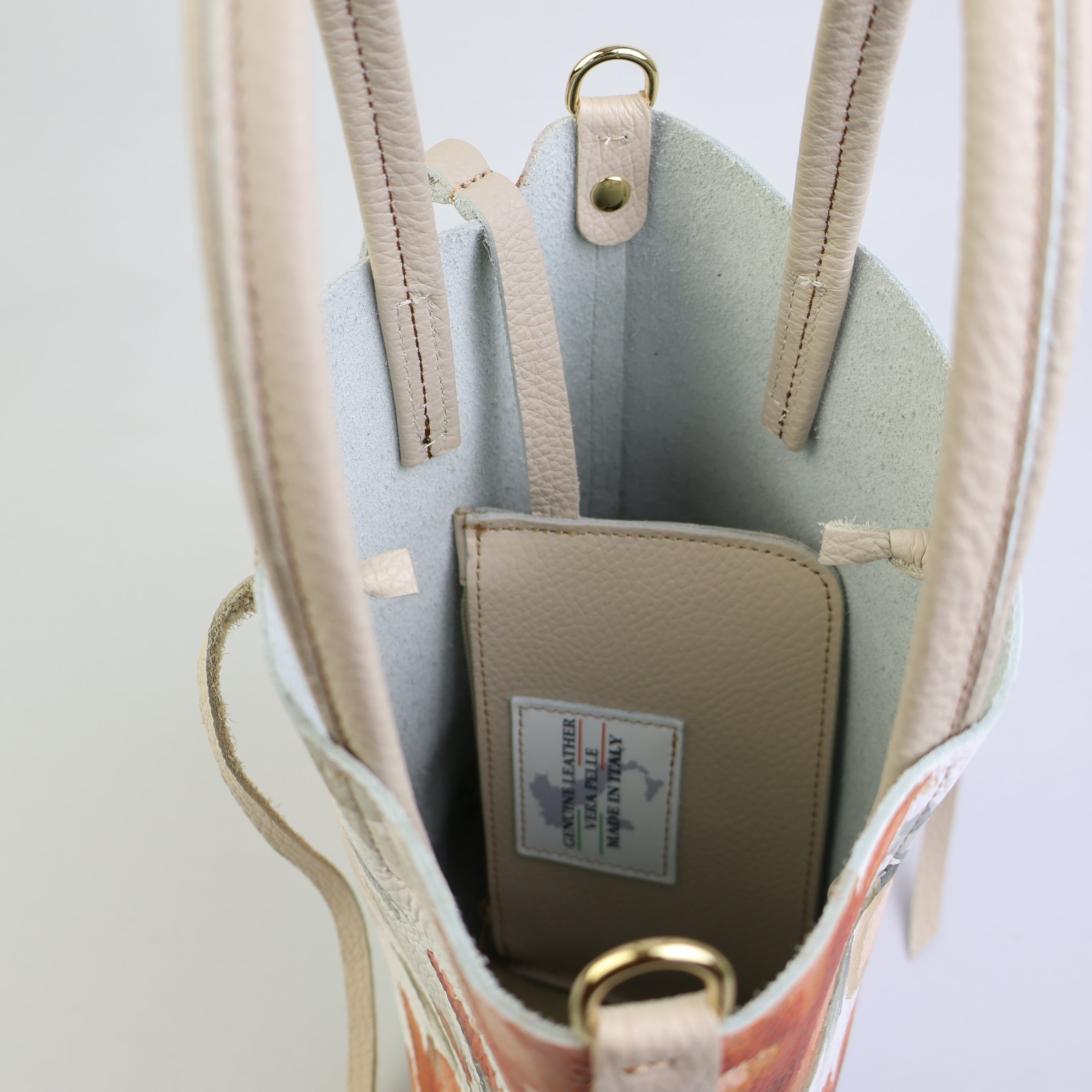Piccola Tote Bag - Sanguine & Slate