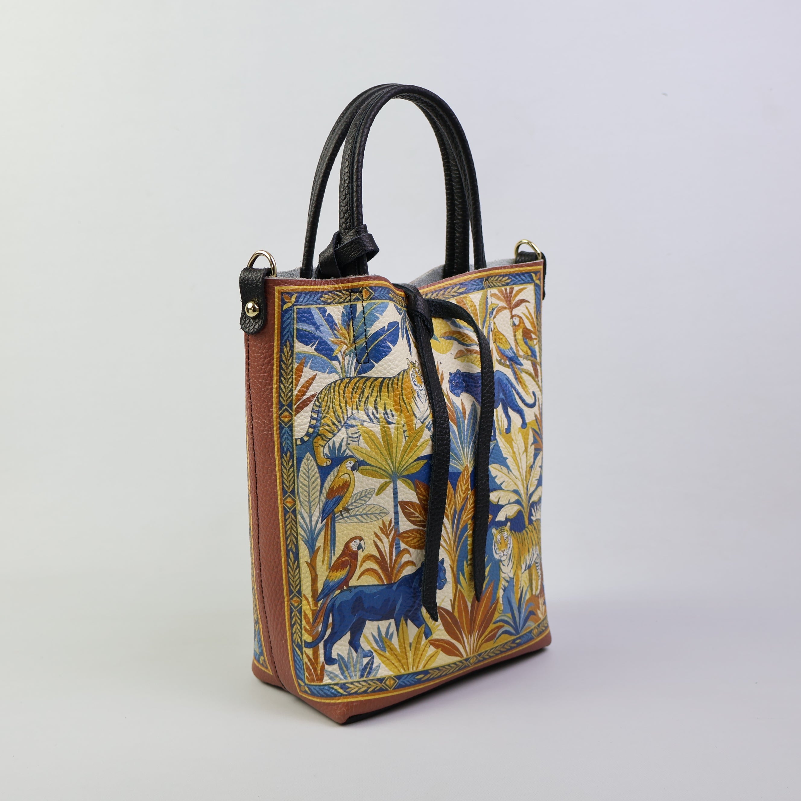 Small Tote Bag - Feline Flora