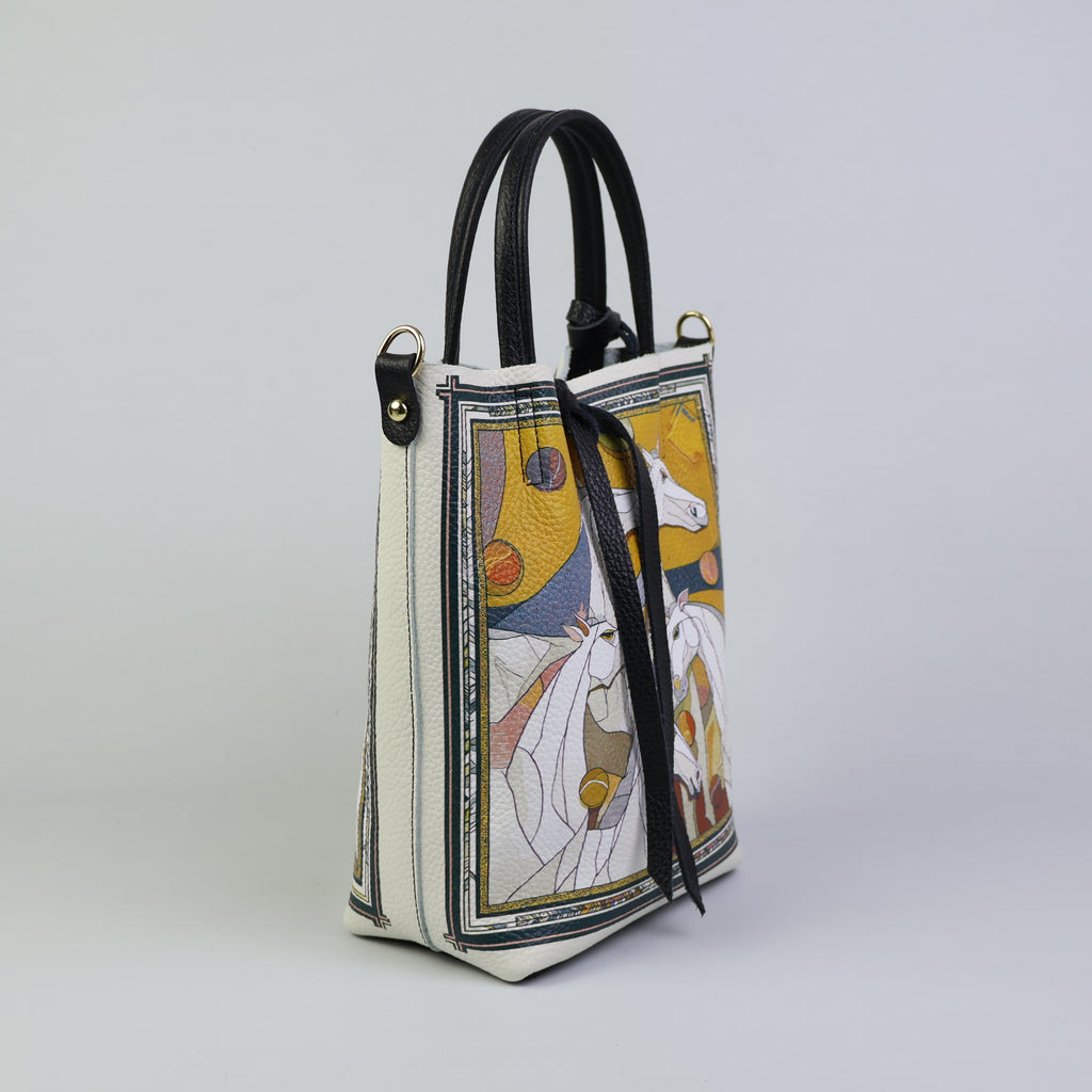 Small Tote Bag - Solar Horses