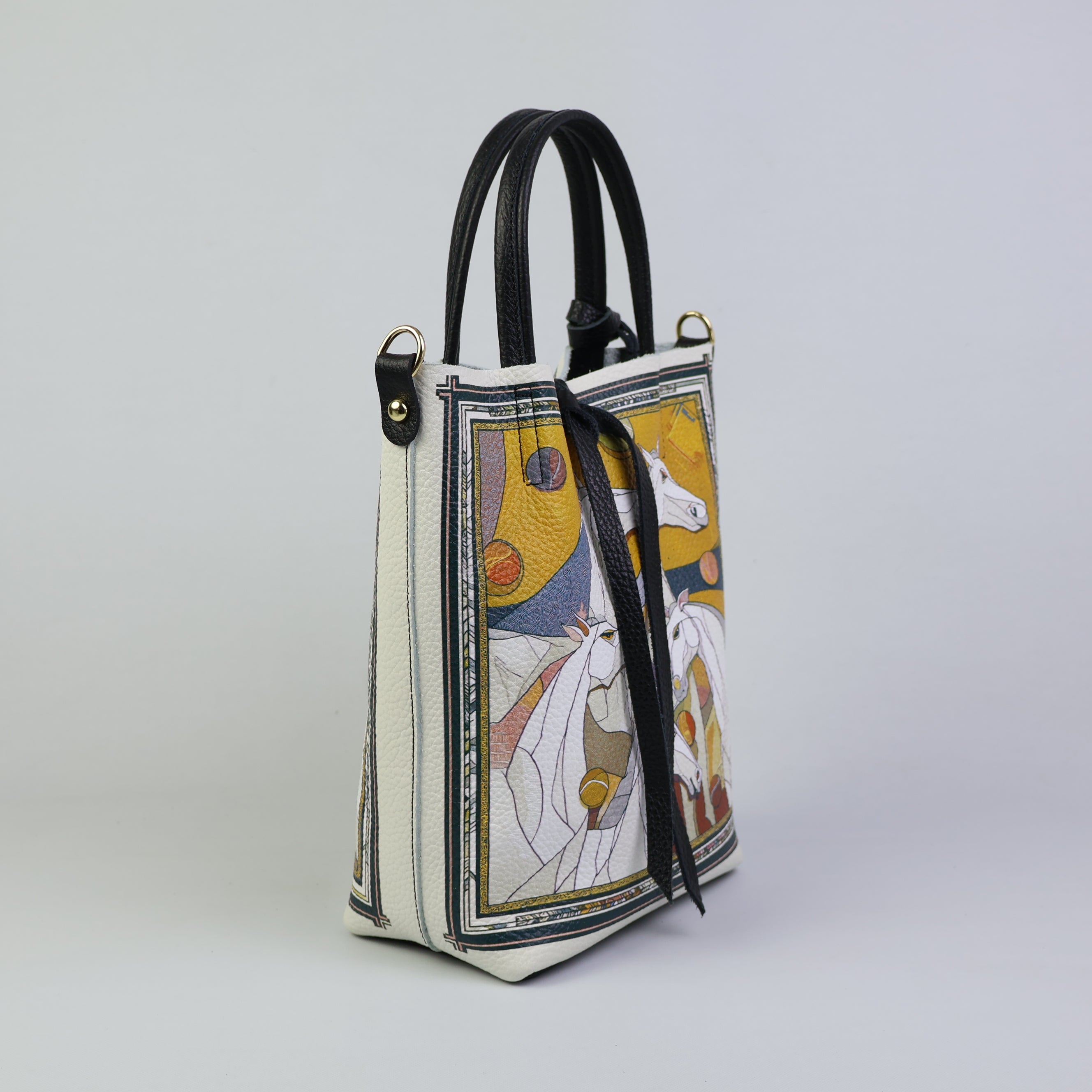 Small Tote Bag - Solar Horses