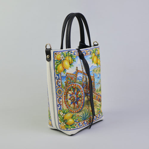 Piccola Tote Bag - Carretto Siciliano